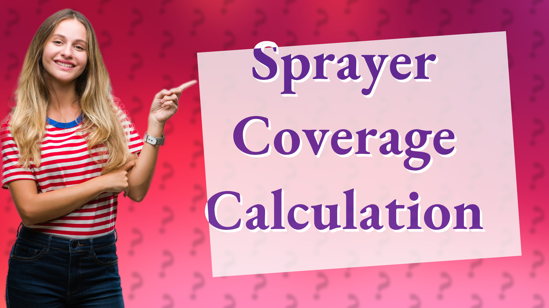 Sprayer Coverage Calculation