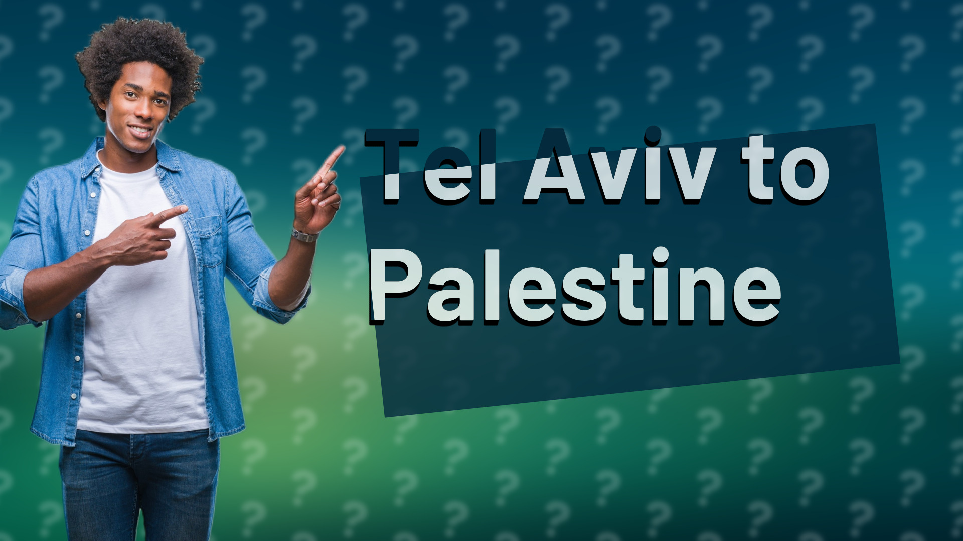 Tel Aviv to Palestine
