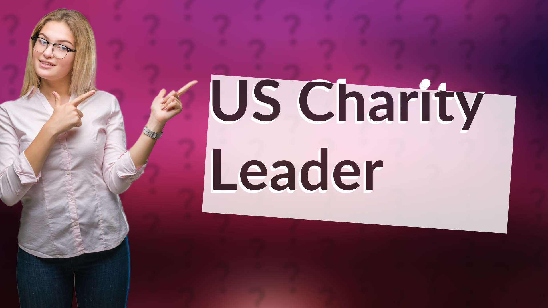 US Charity Leader