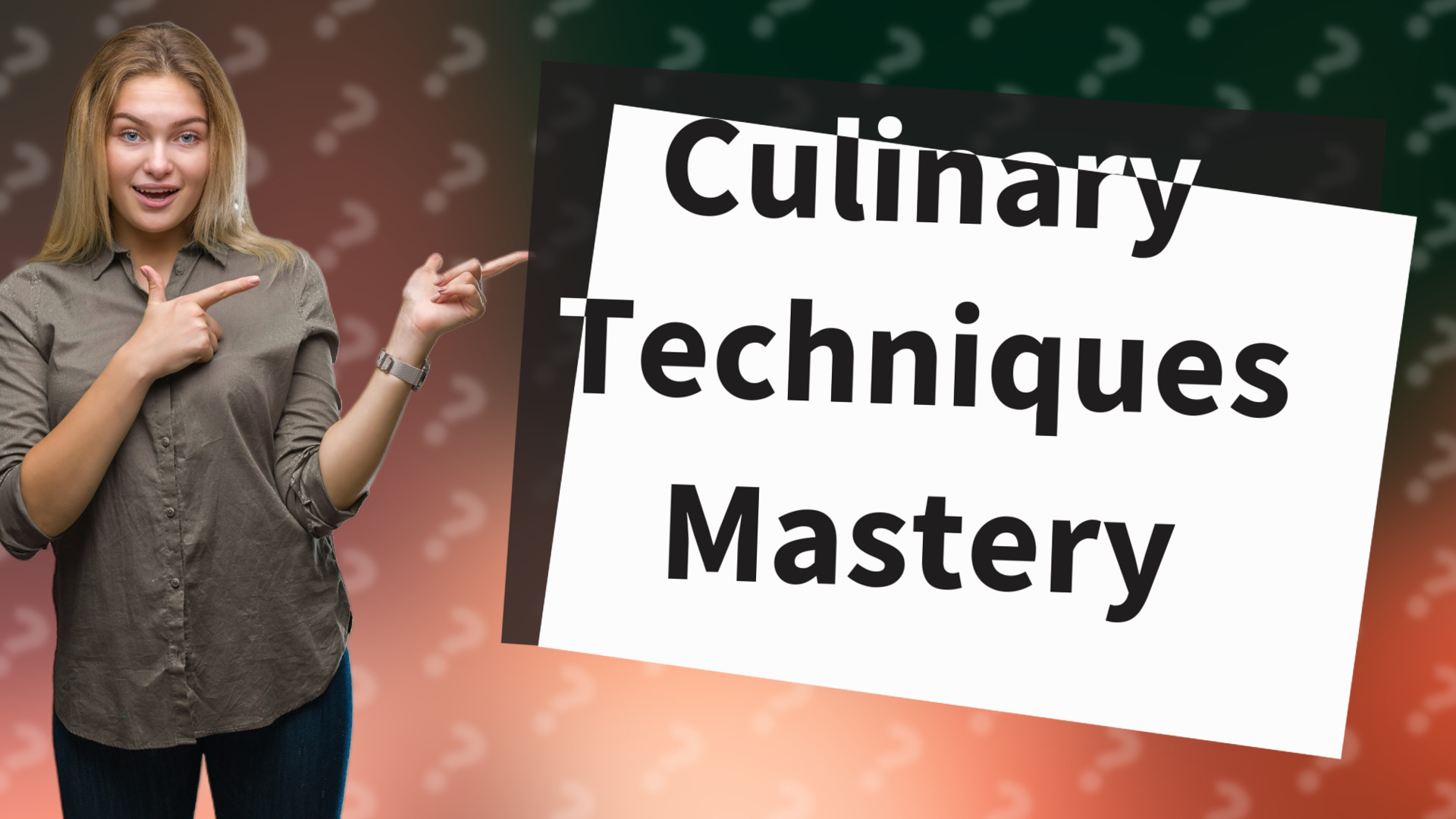 Culinary Techniques Mastery