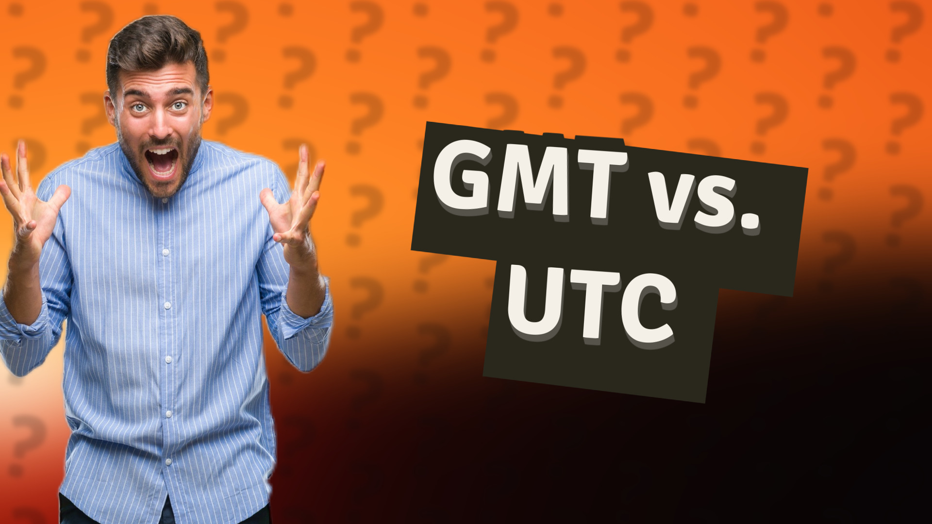 GMT vs. UTC