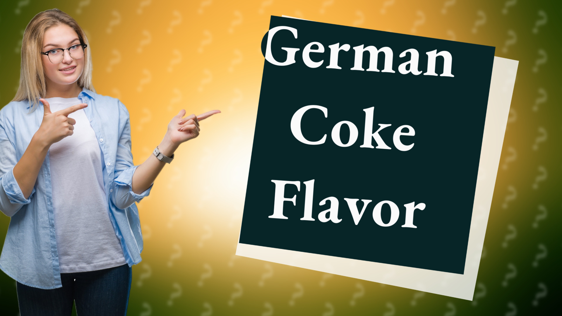 German Coke Flavor