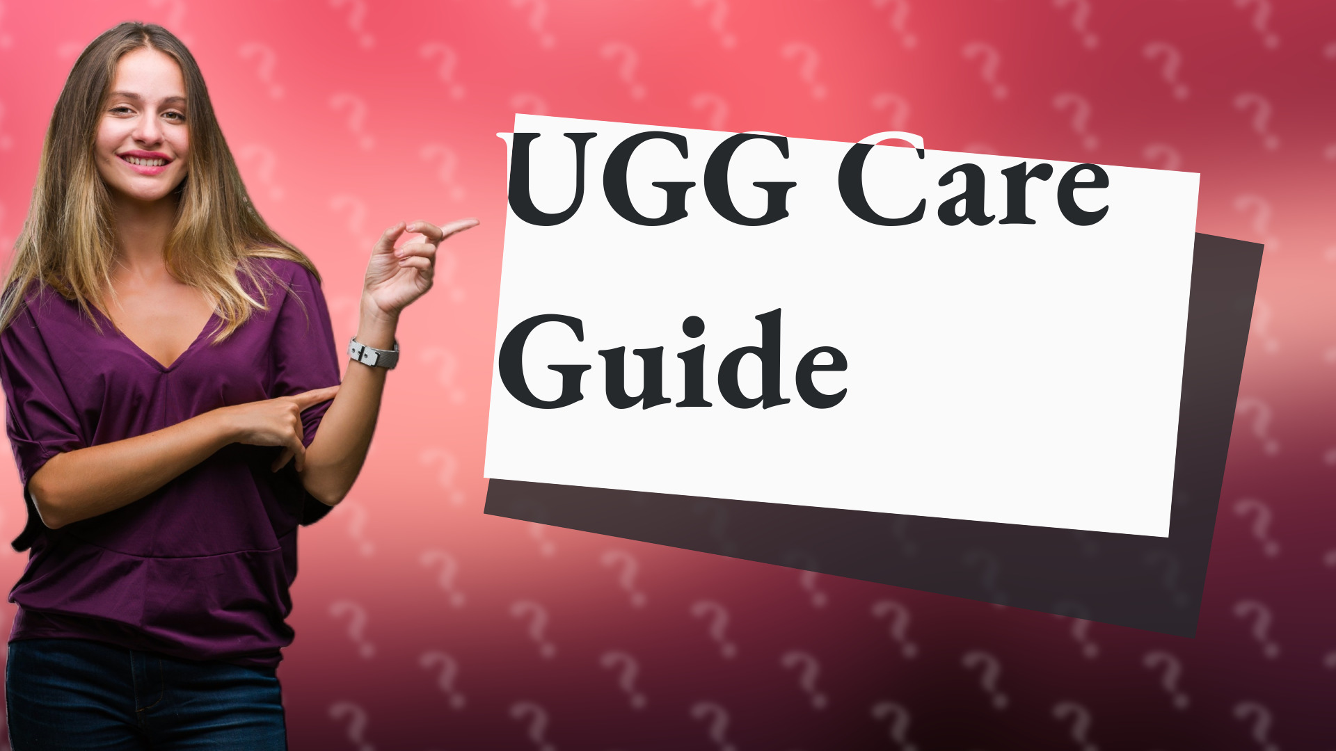 UGG Care Guide