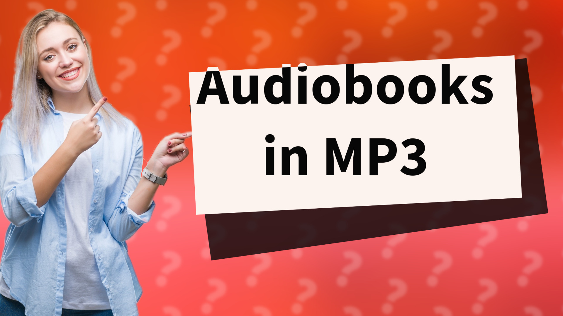 Audiobooks in MP3