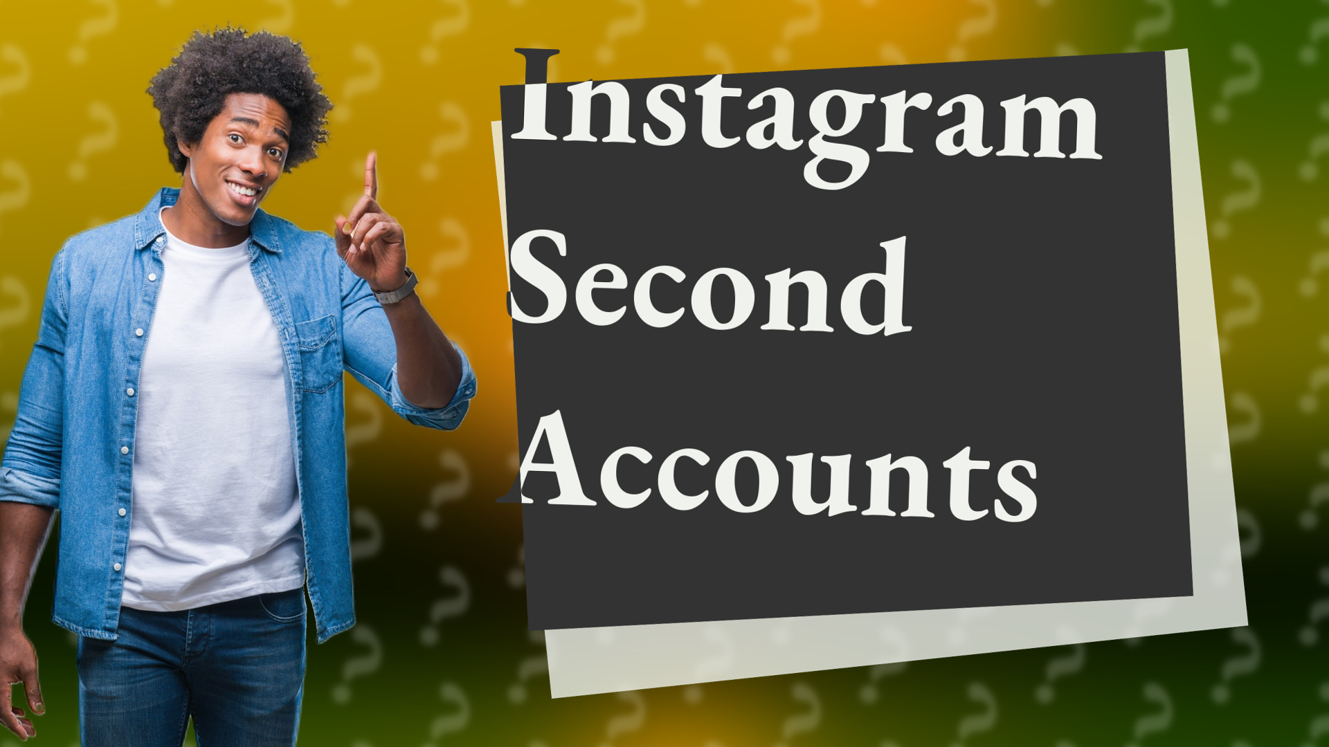 Instagram Second Accounts