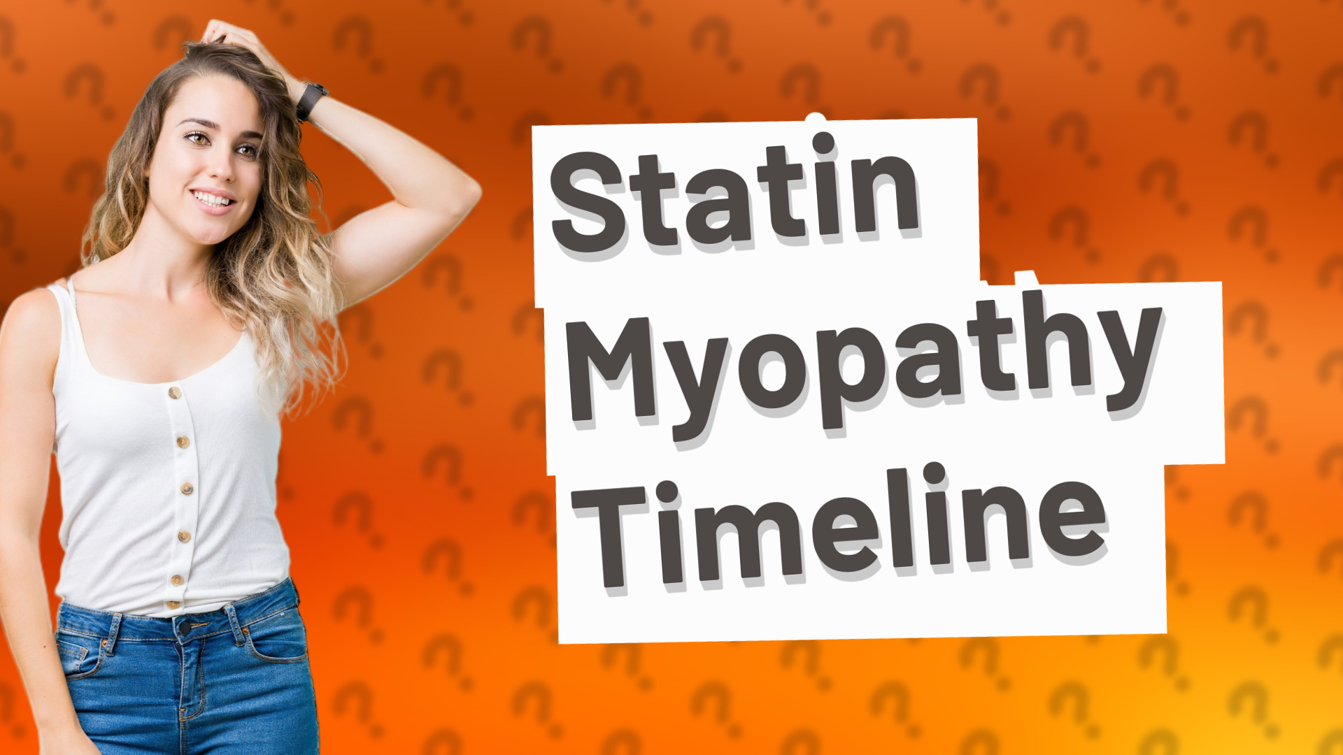 Statin Myopathy Timeline