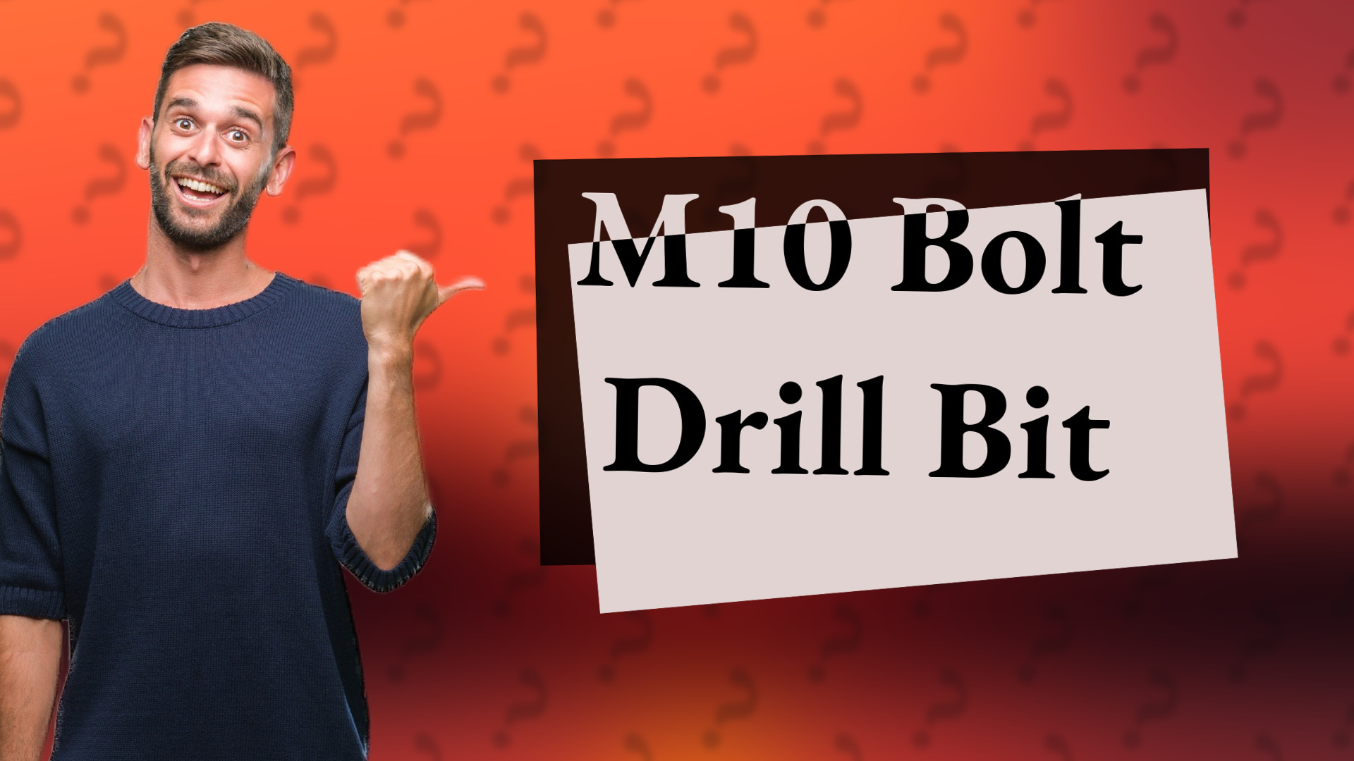 M10 Bolt Drill Bit