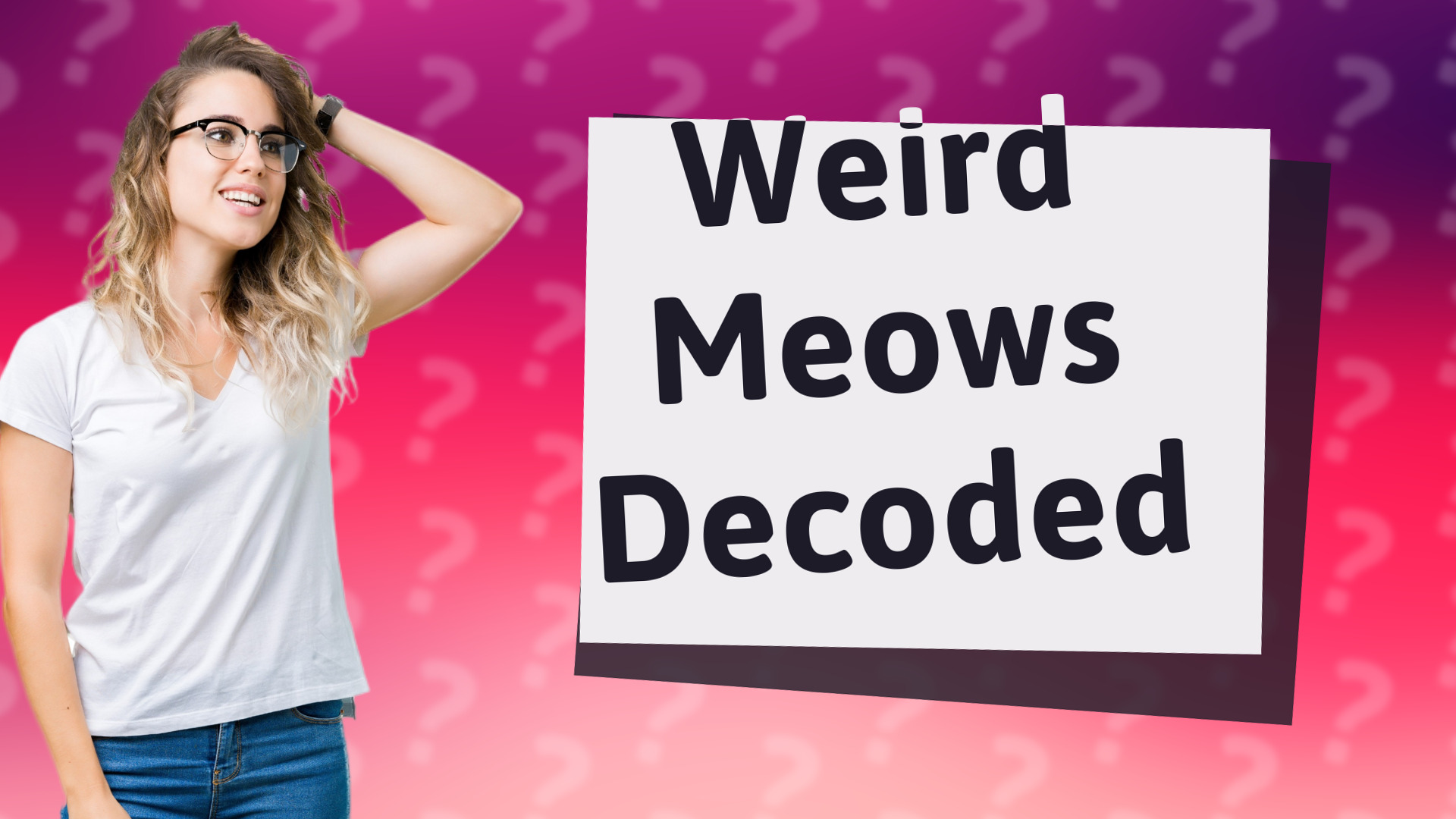 Weird Meows Decoded