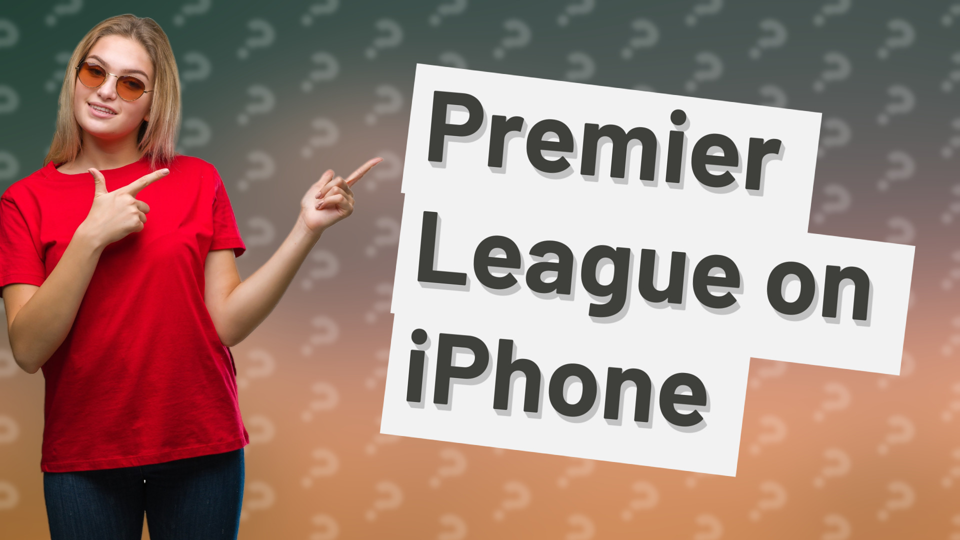 Premier League on iPhone