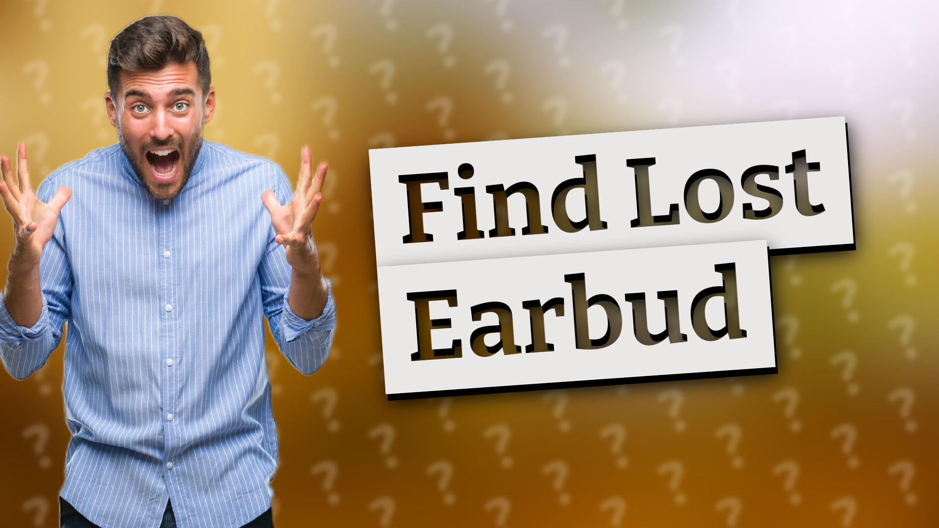 Find Lost Earbud