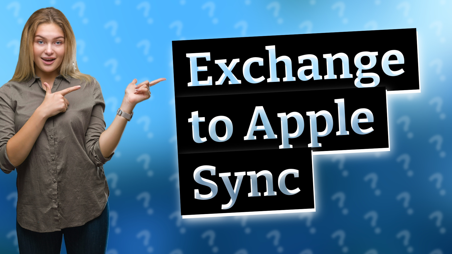 Exchange to Apple Sync