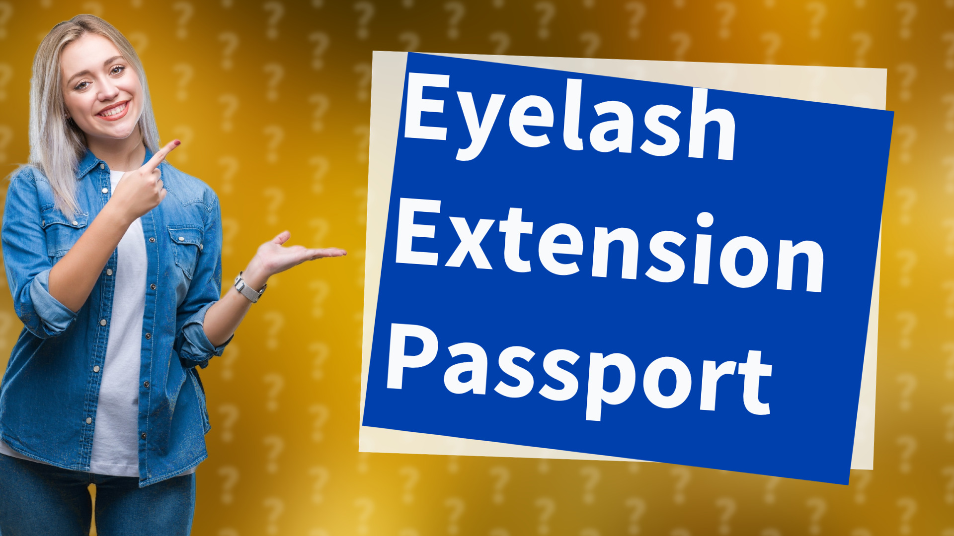 Eyelash Extension Passport