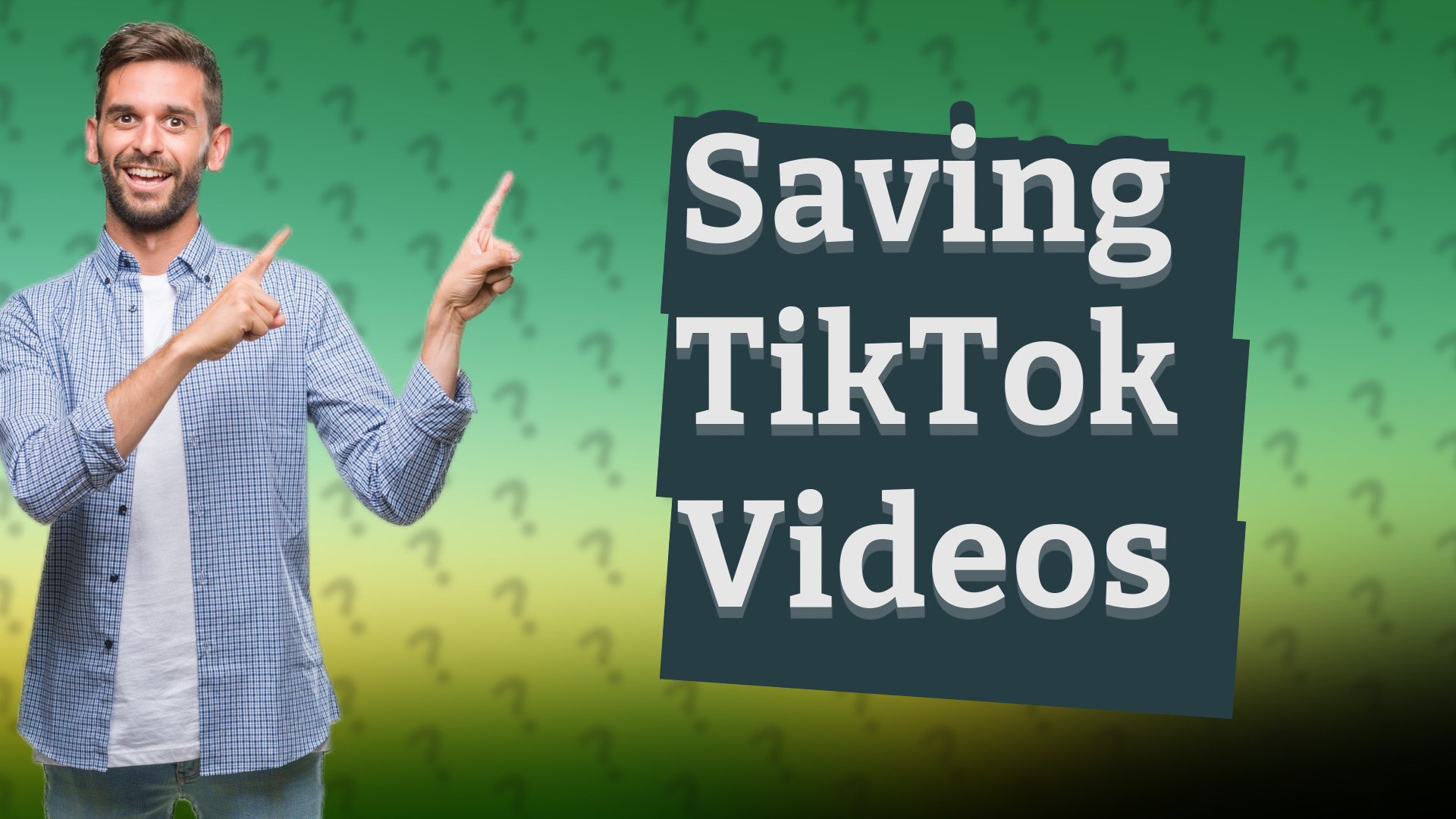 Saving TikTok Videos
