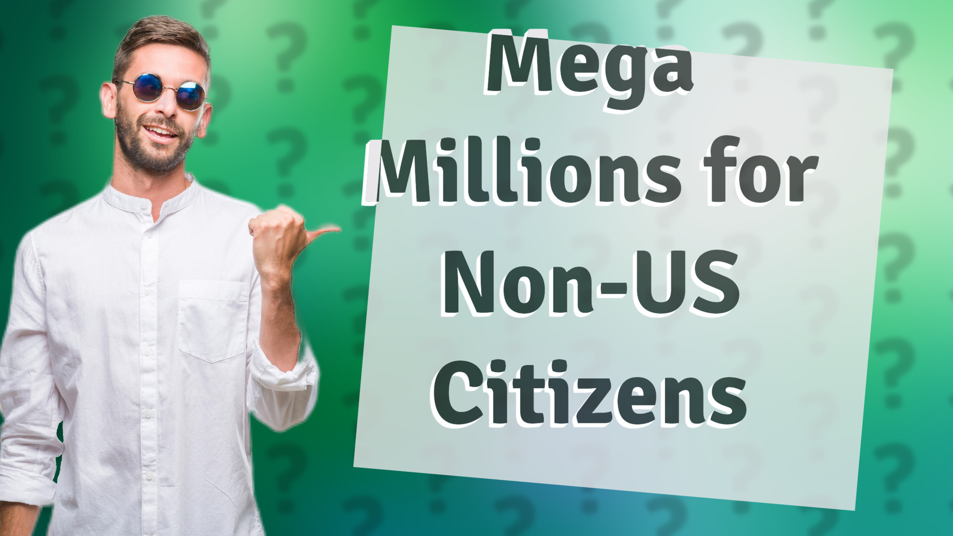 Mega Millions for Non-US Citizens