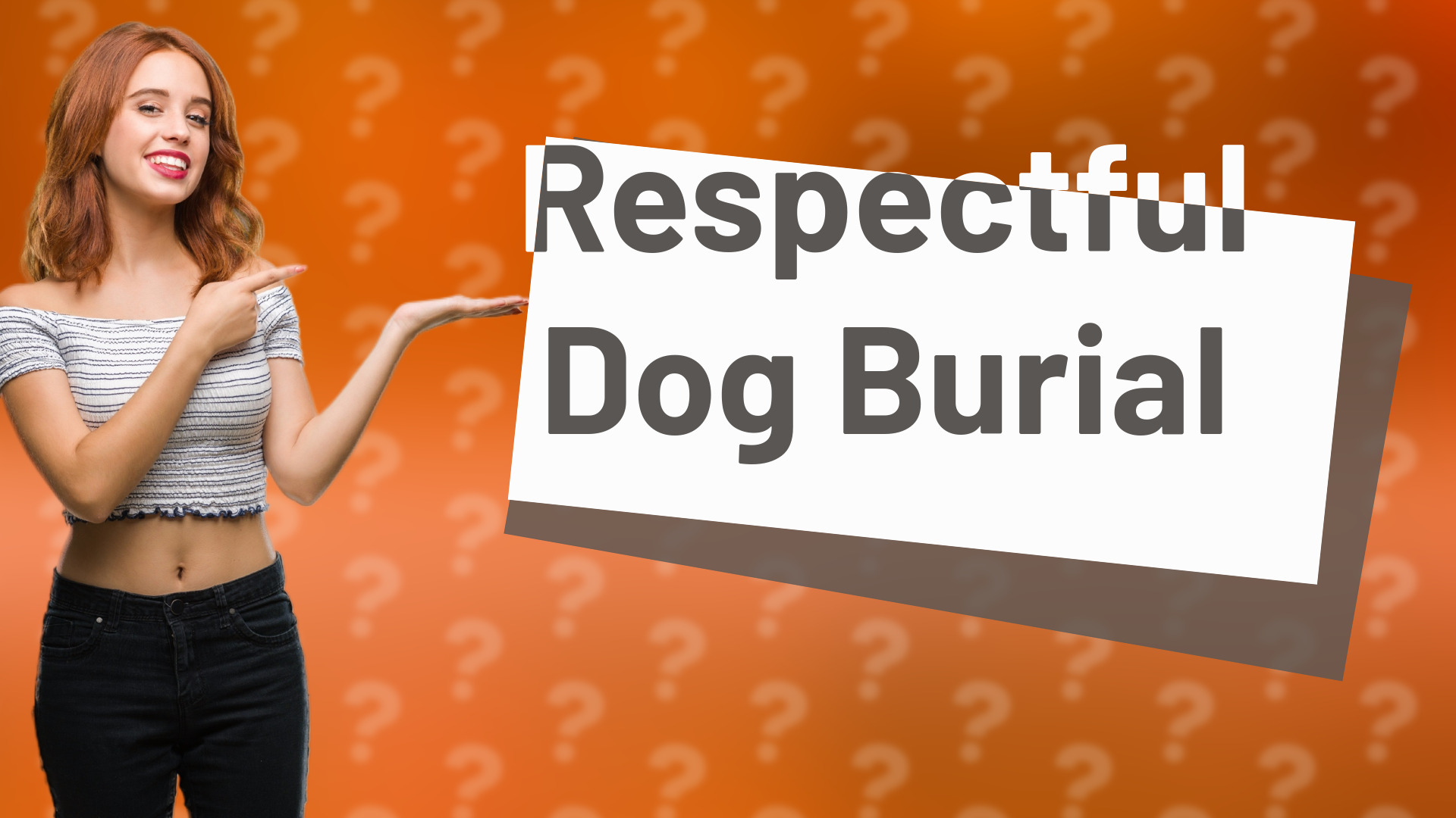 Respectful Dog Burial