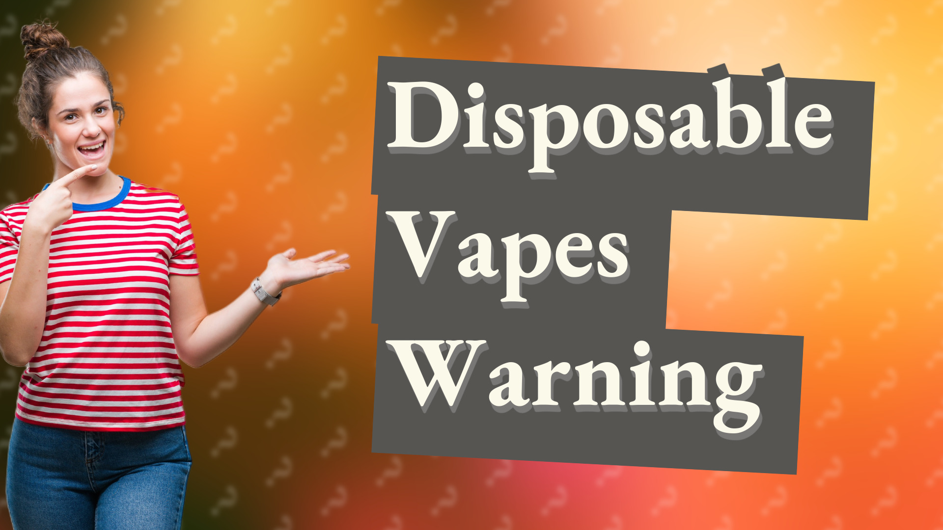 Disposable Vapes Warning
