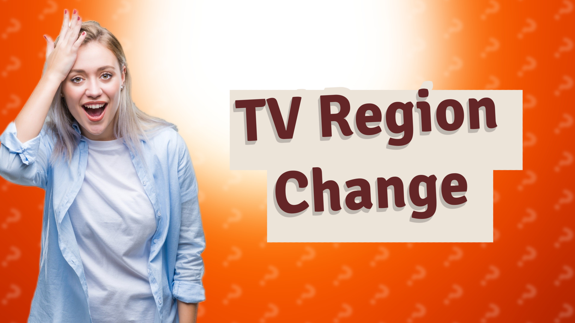 TV Region Change