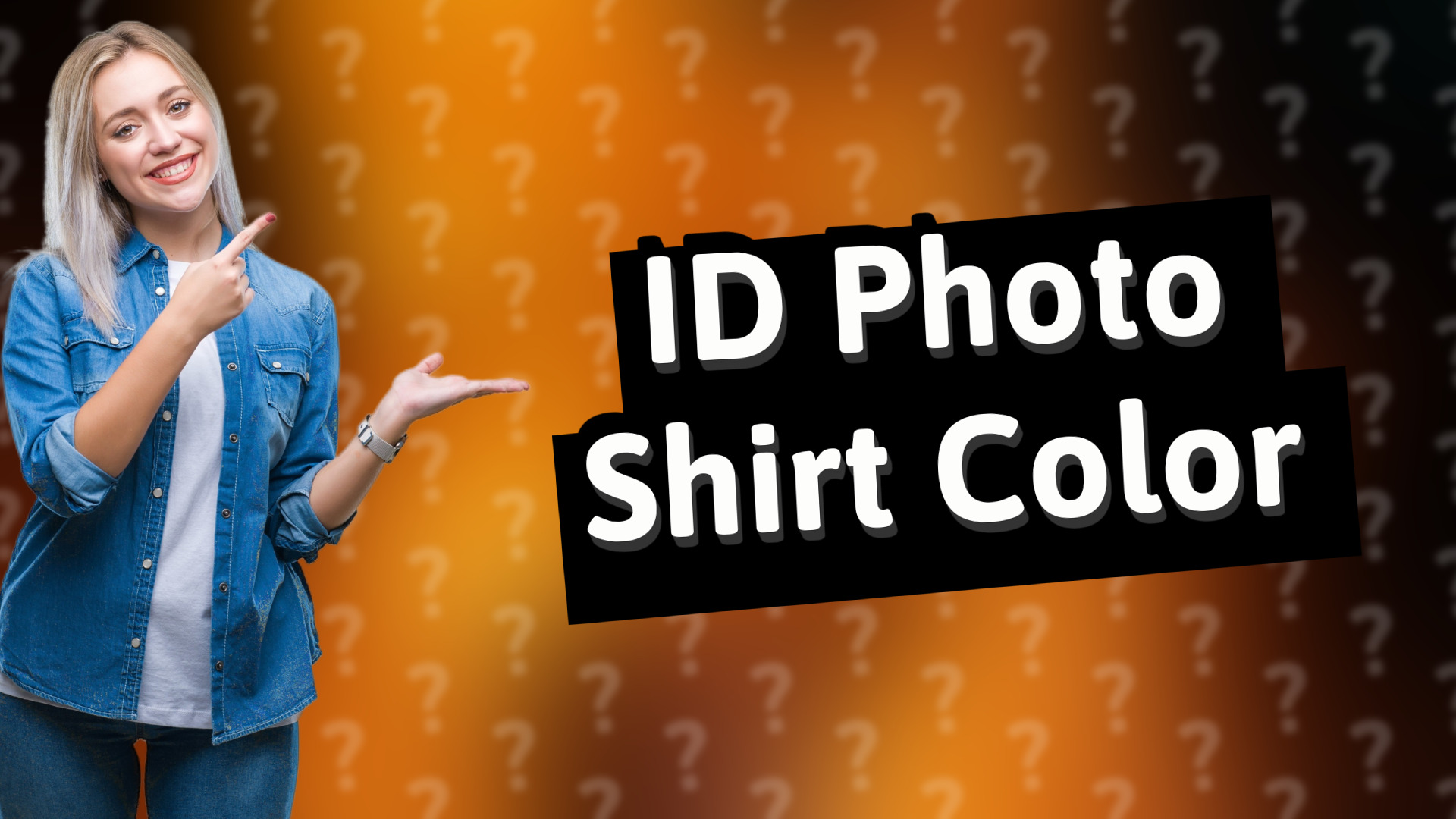 ID Photo Shirt Color