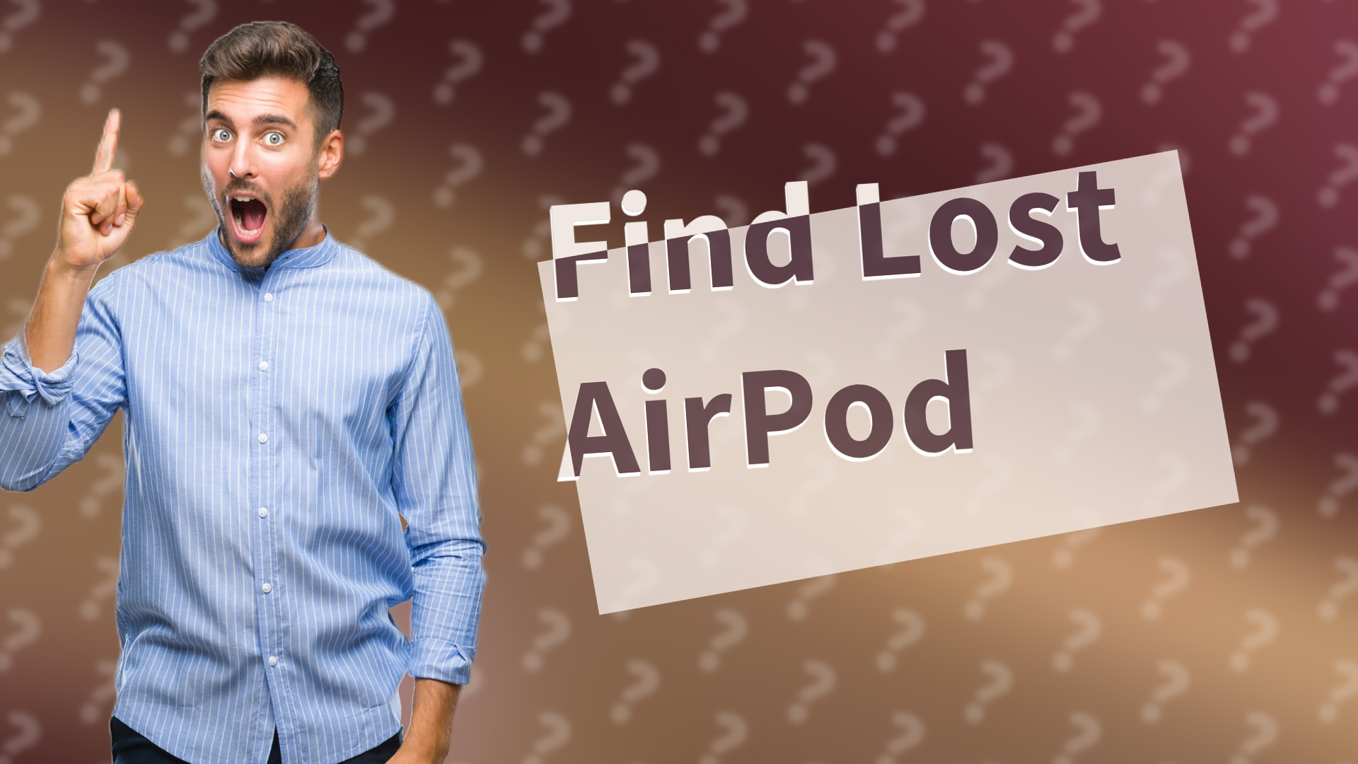 Find Lost AirPod