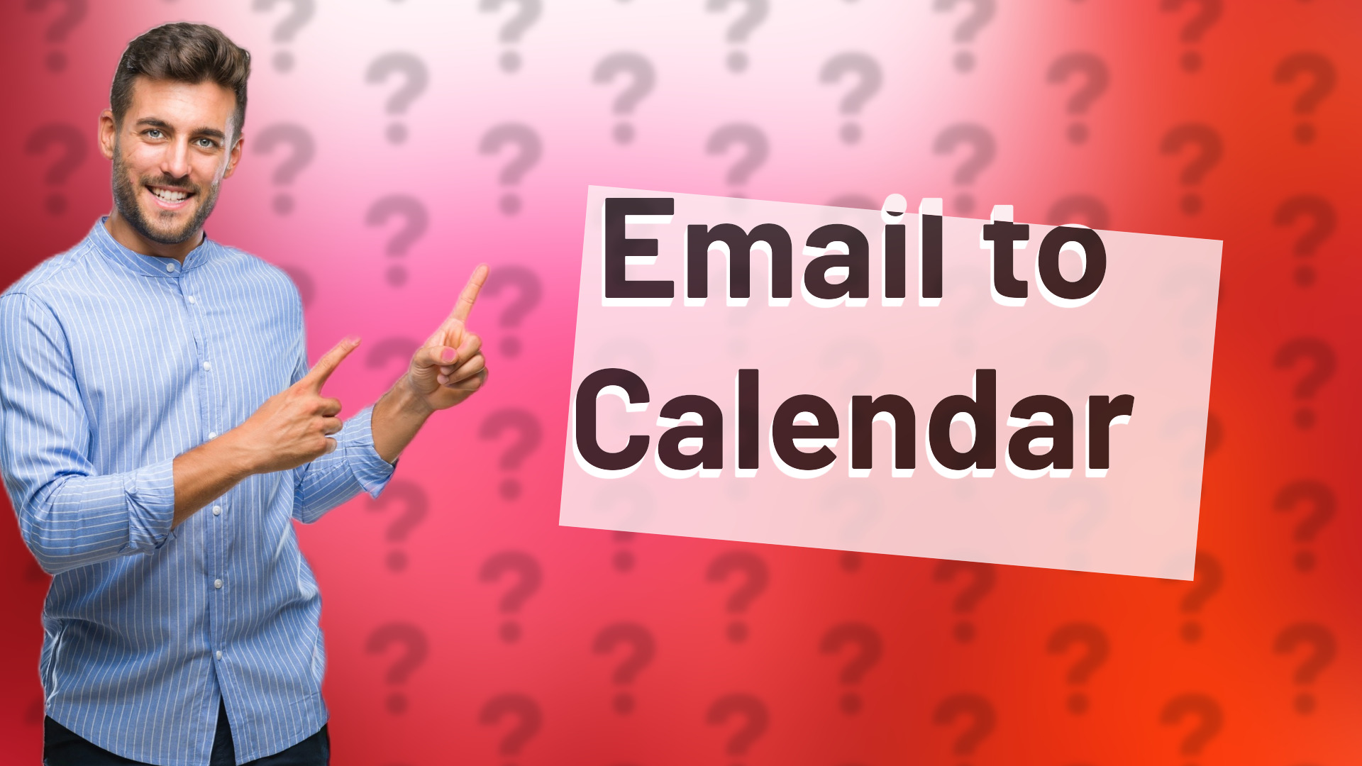 Email to Calendar