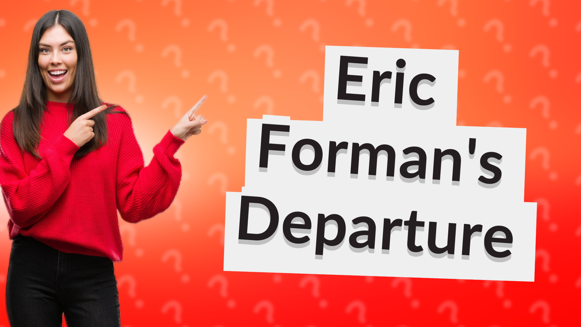 Eric Forman's Departure