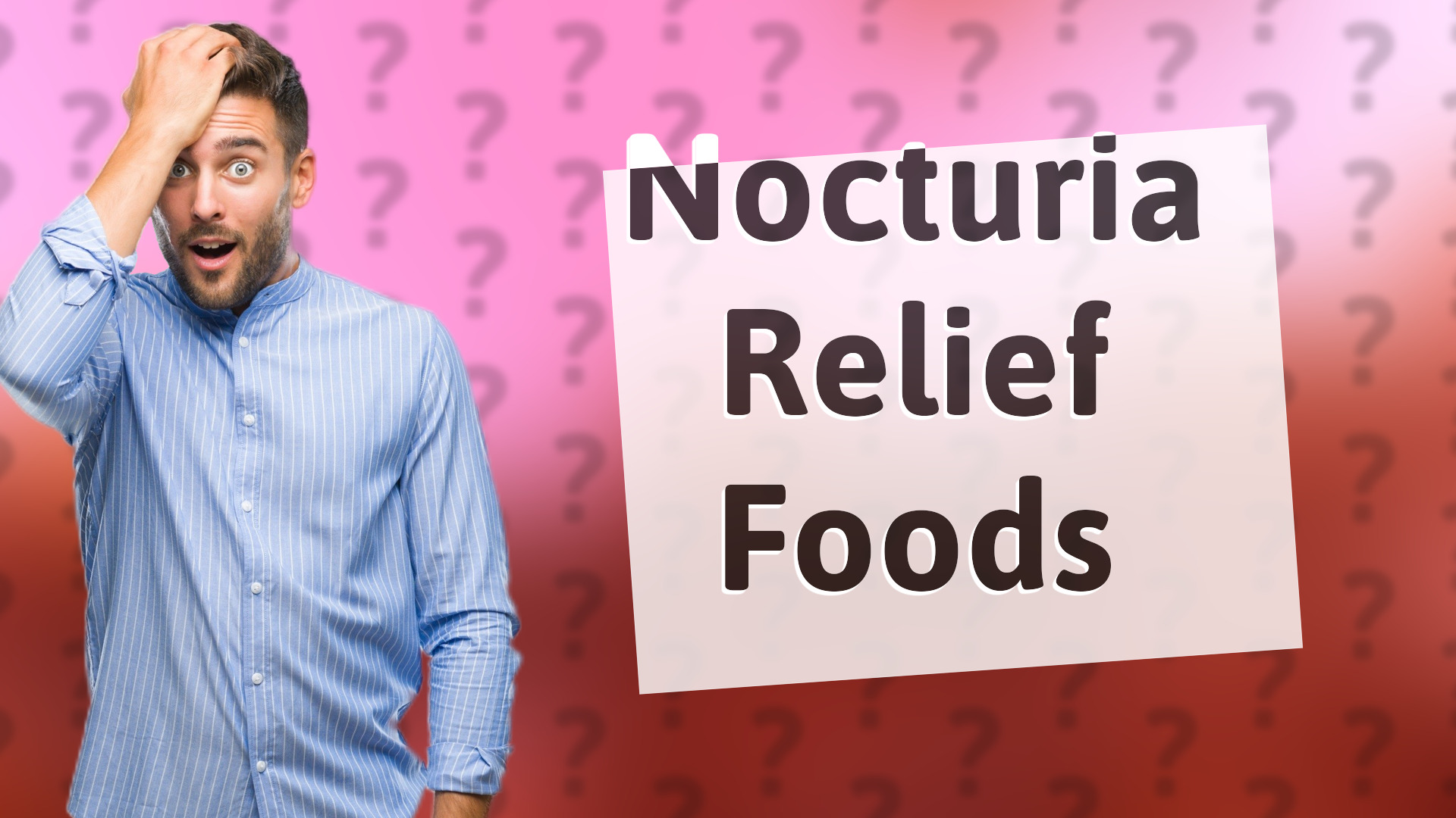 Nocturia Relief Foods