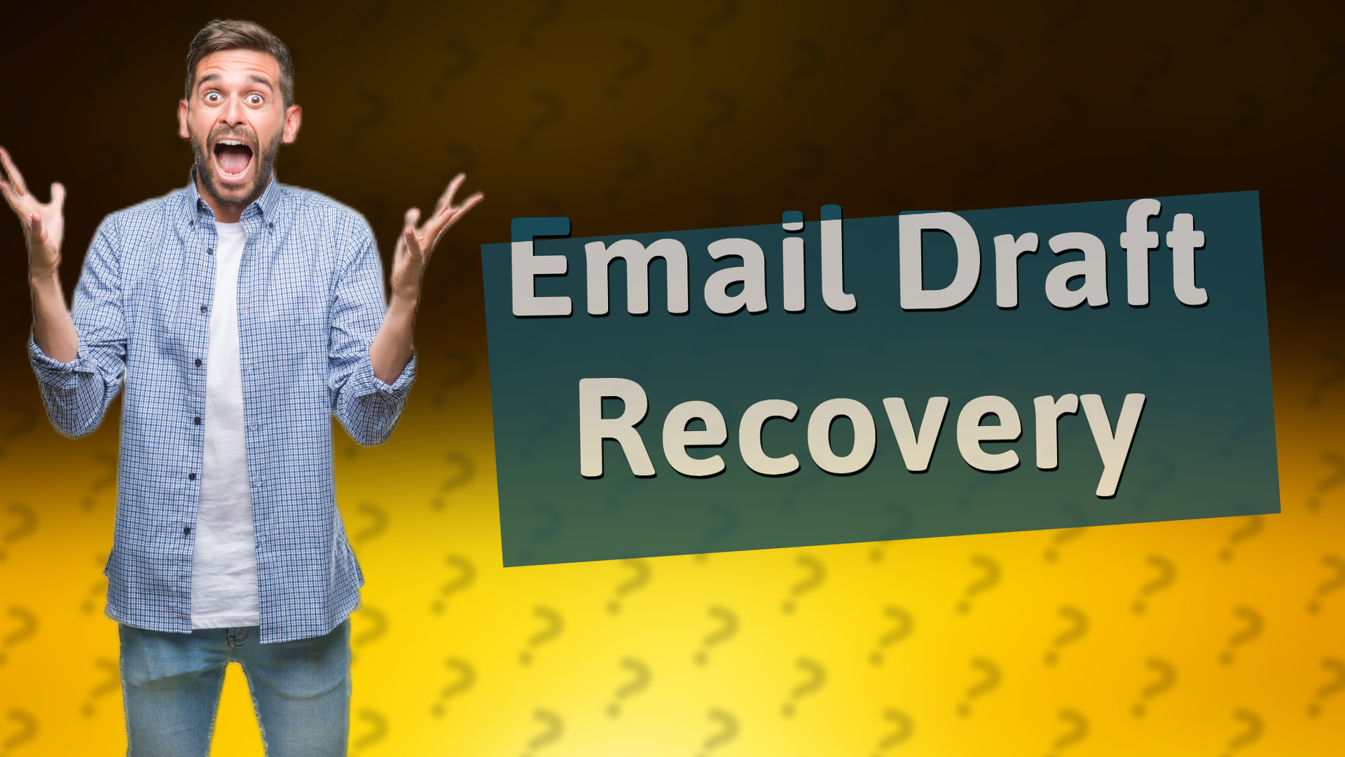 Email Draft Recovery