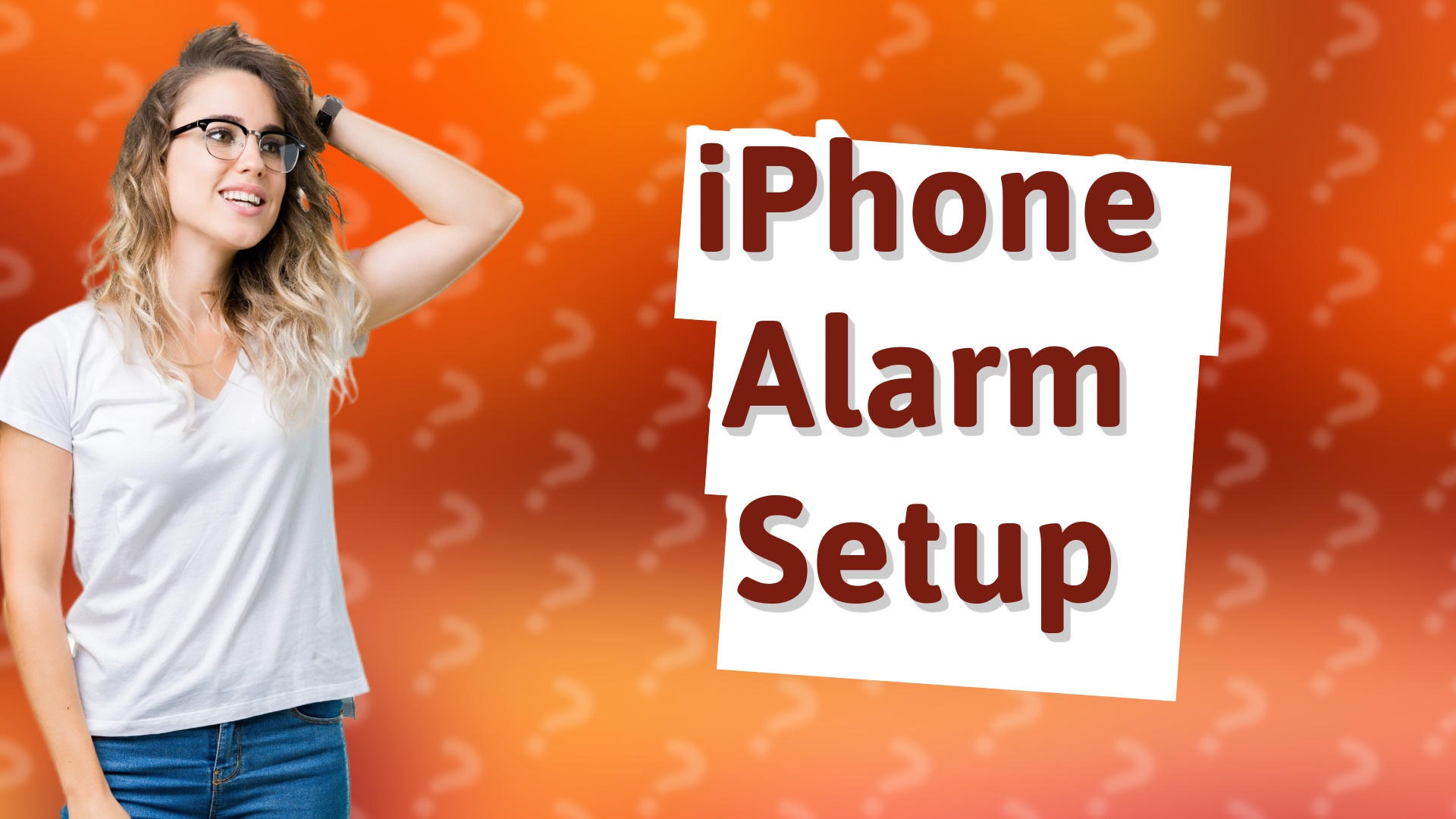 iPhone Alarm Setup