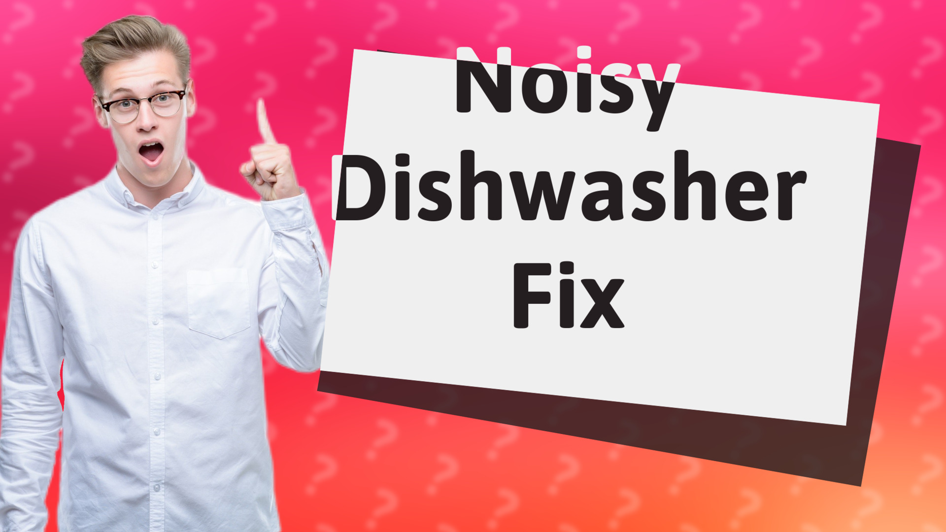 Noisy Dishwasher Fix
