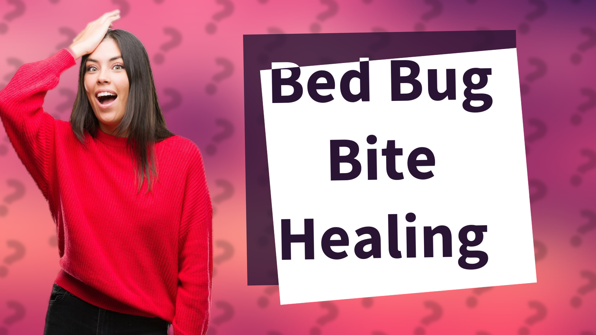 Bed Bug Bite Healing