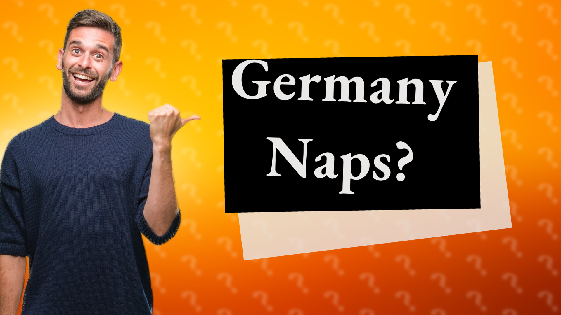 Germany Naps?