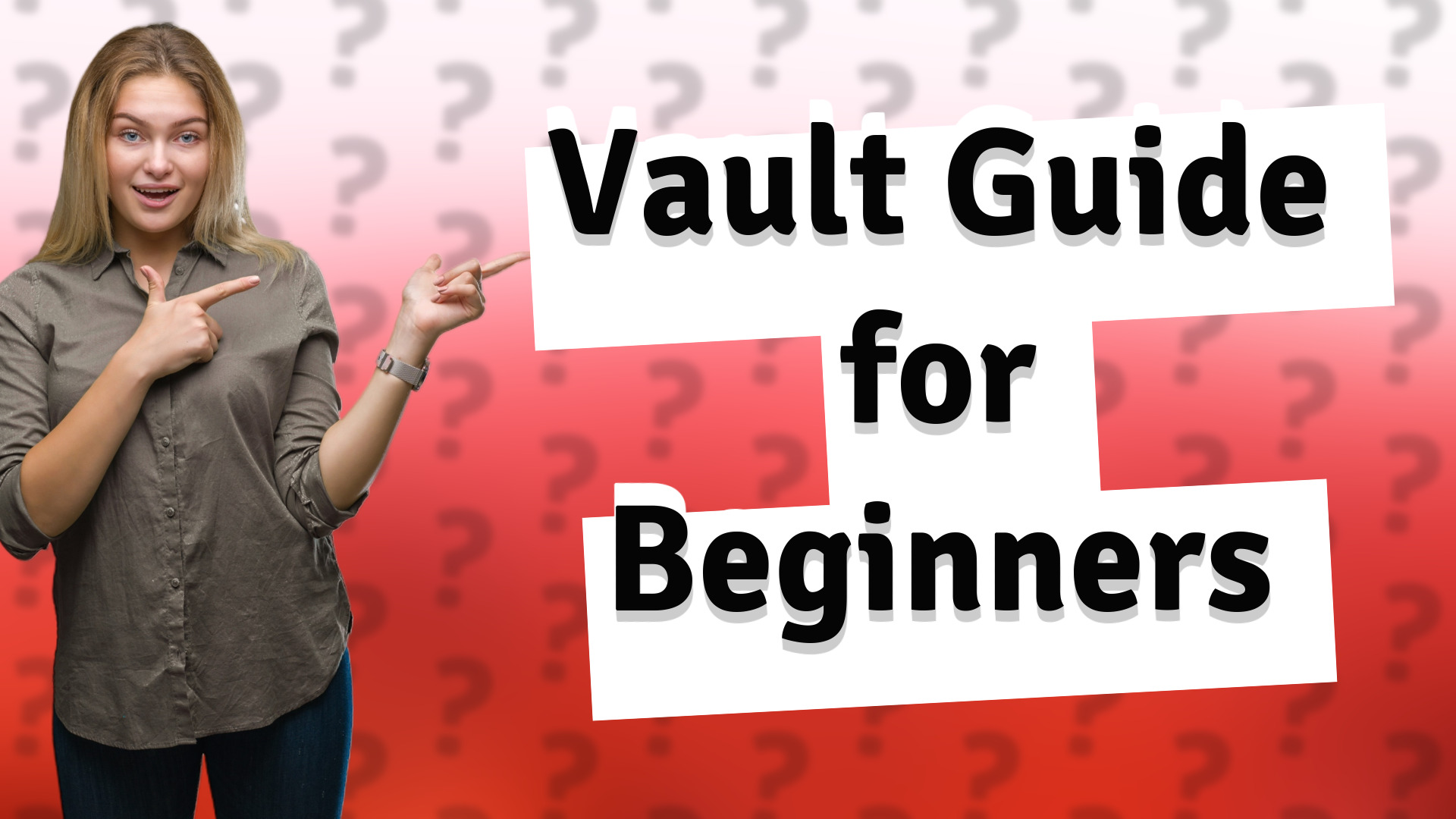 Vault Guide for Beginners