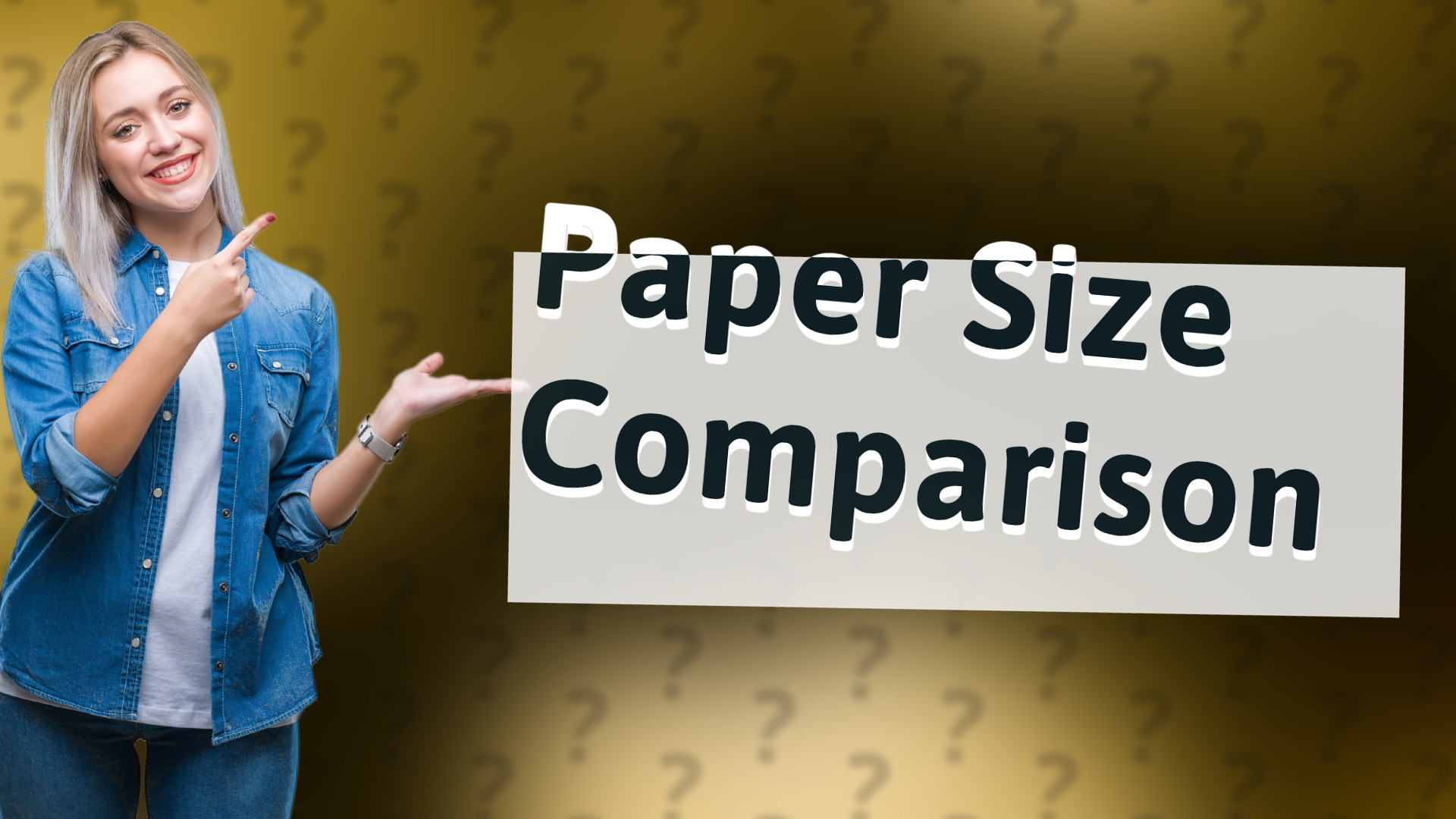 Paper Size Comparison