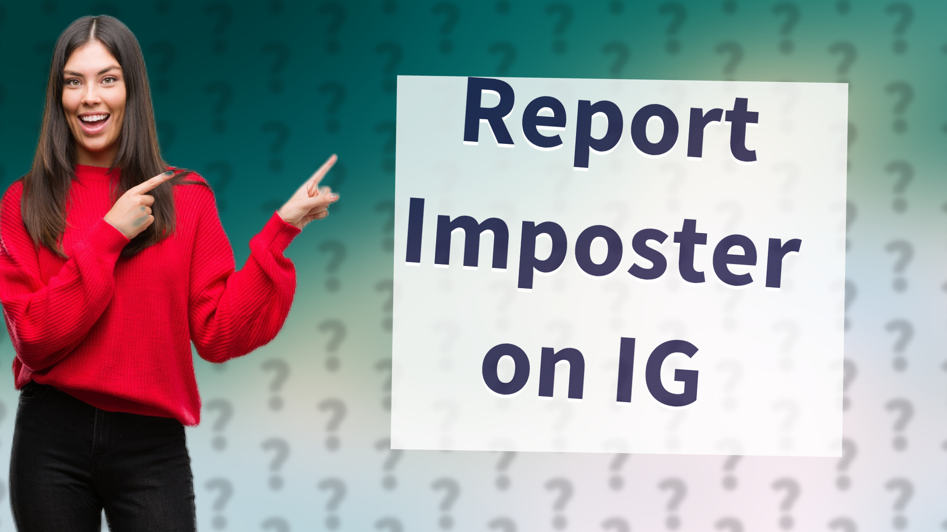 Report Imposter on IG