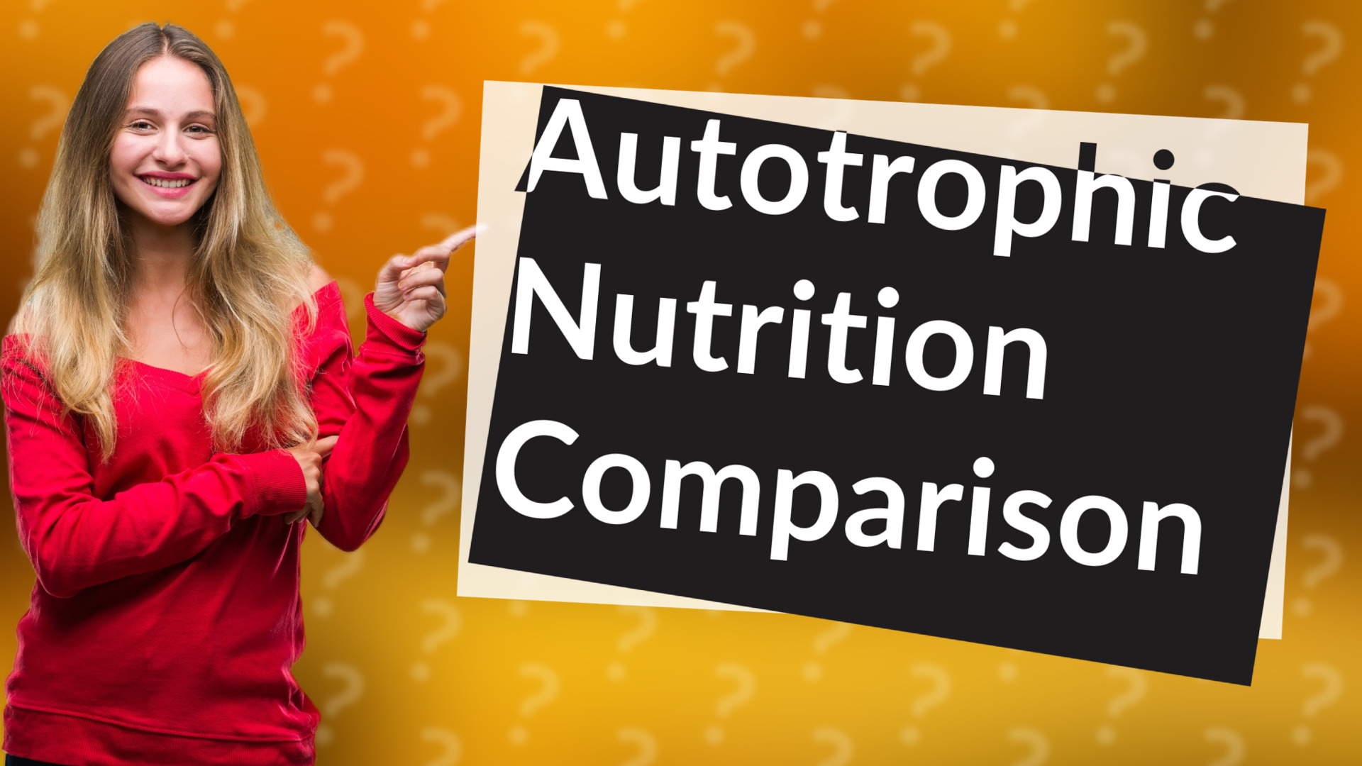 Autotrophic Nutrition Comparison