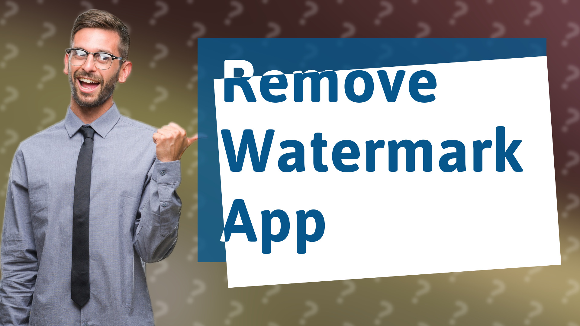 Remove Watermark App