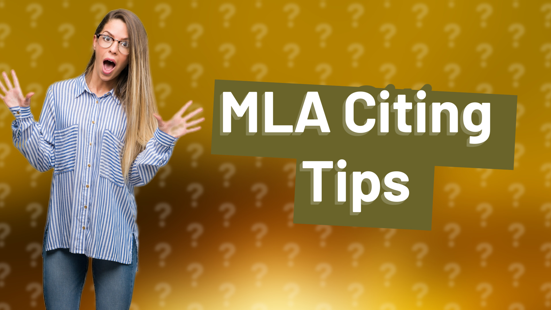 MLA Citing Tips
