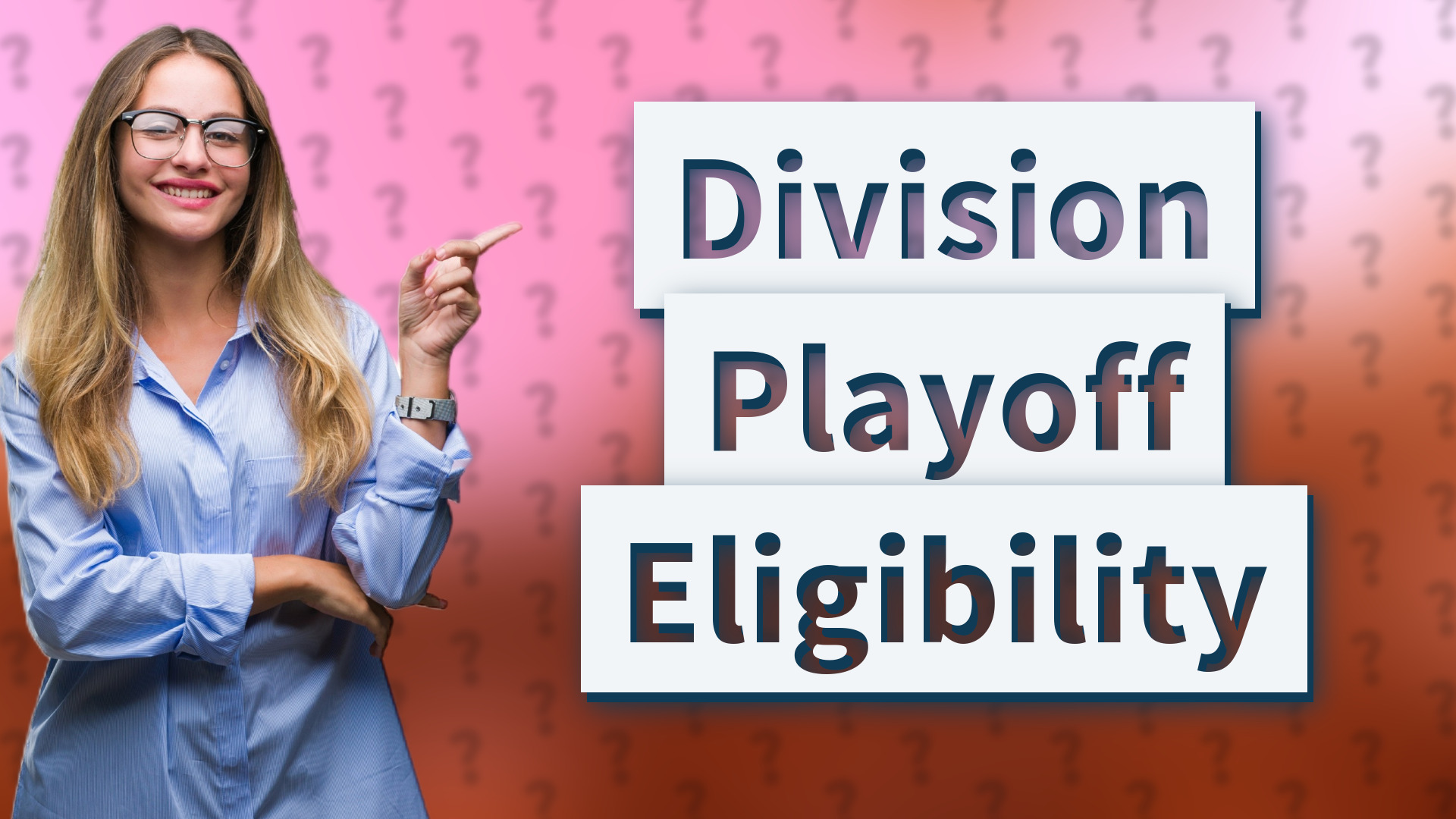 Division Playoff Eligibility