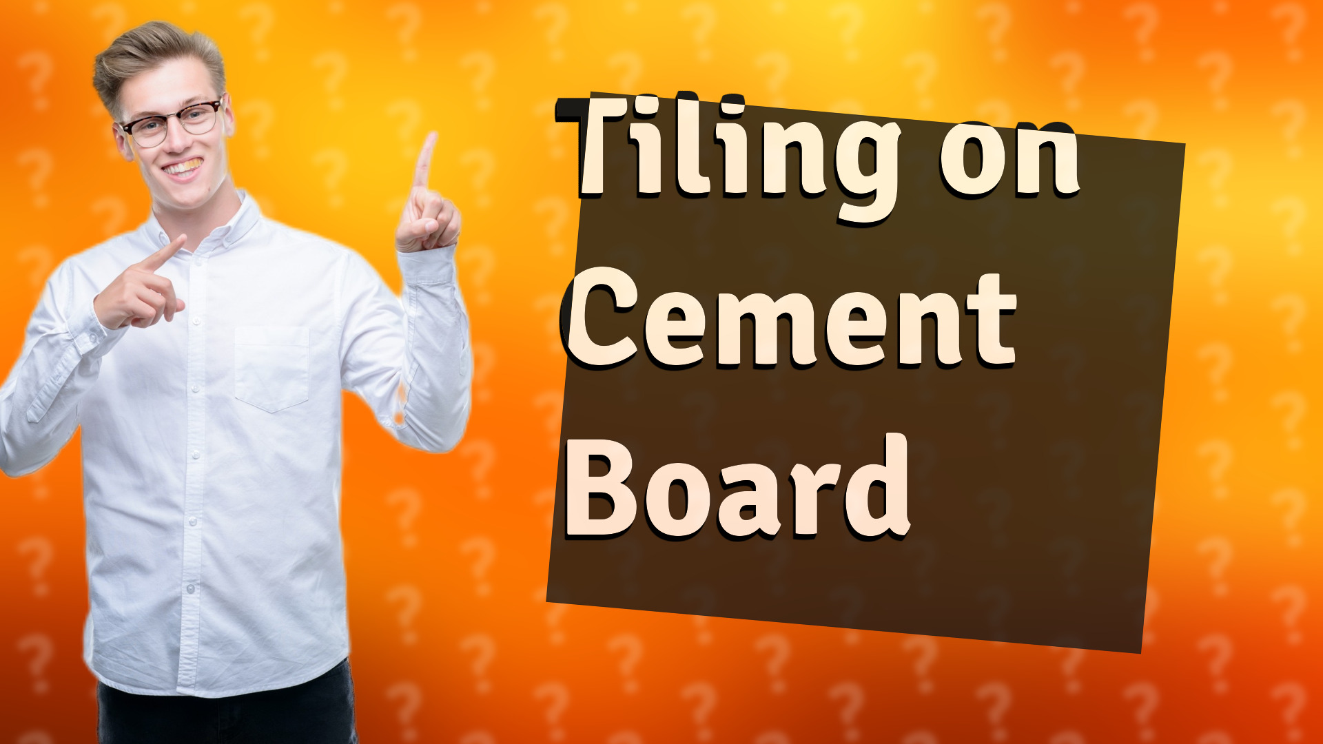 Tiling on Cement Board