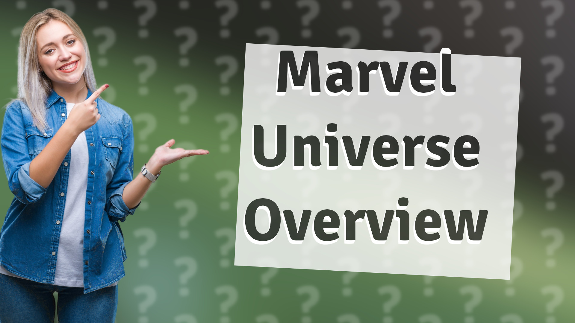 Marvel Universe Overview