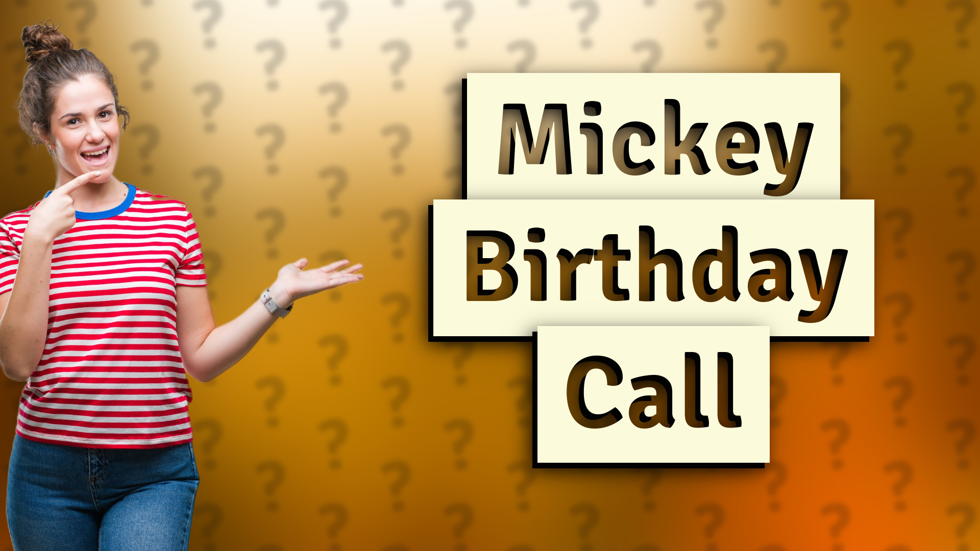 Mickey Birthday Call