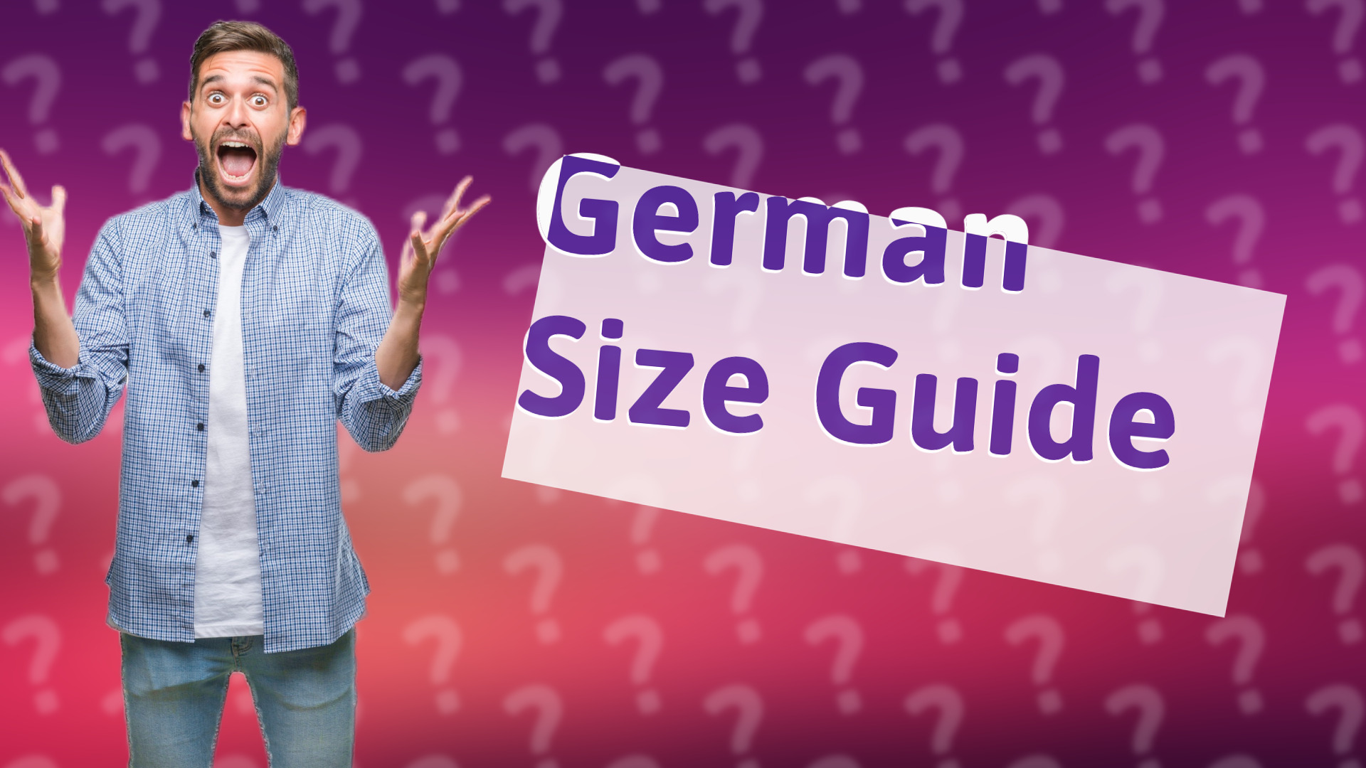 German Size Guide