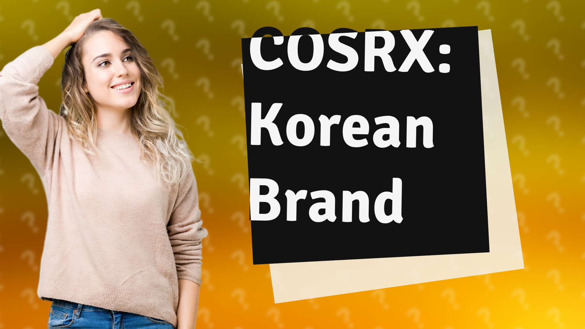 COSRX: Korean Brand