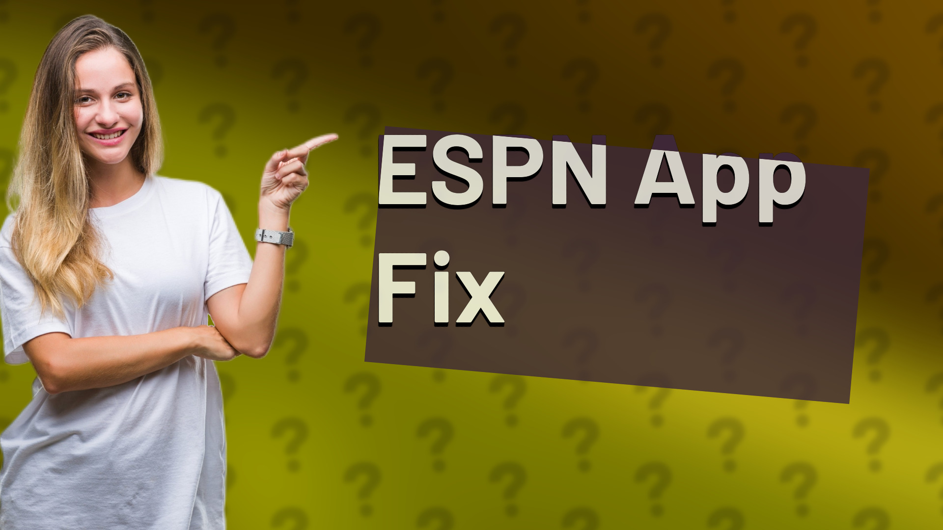ESPN App Fix