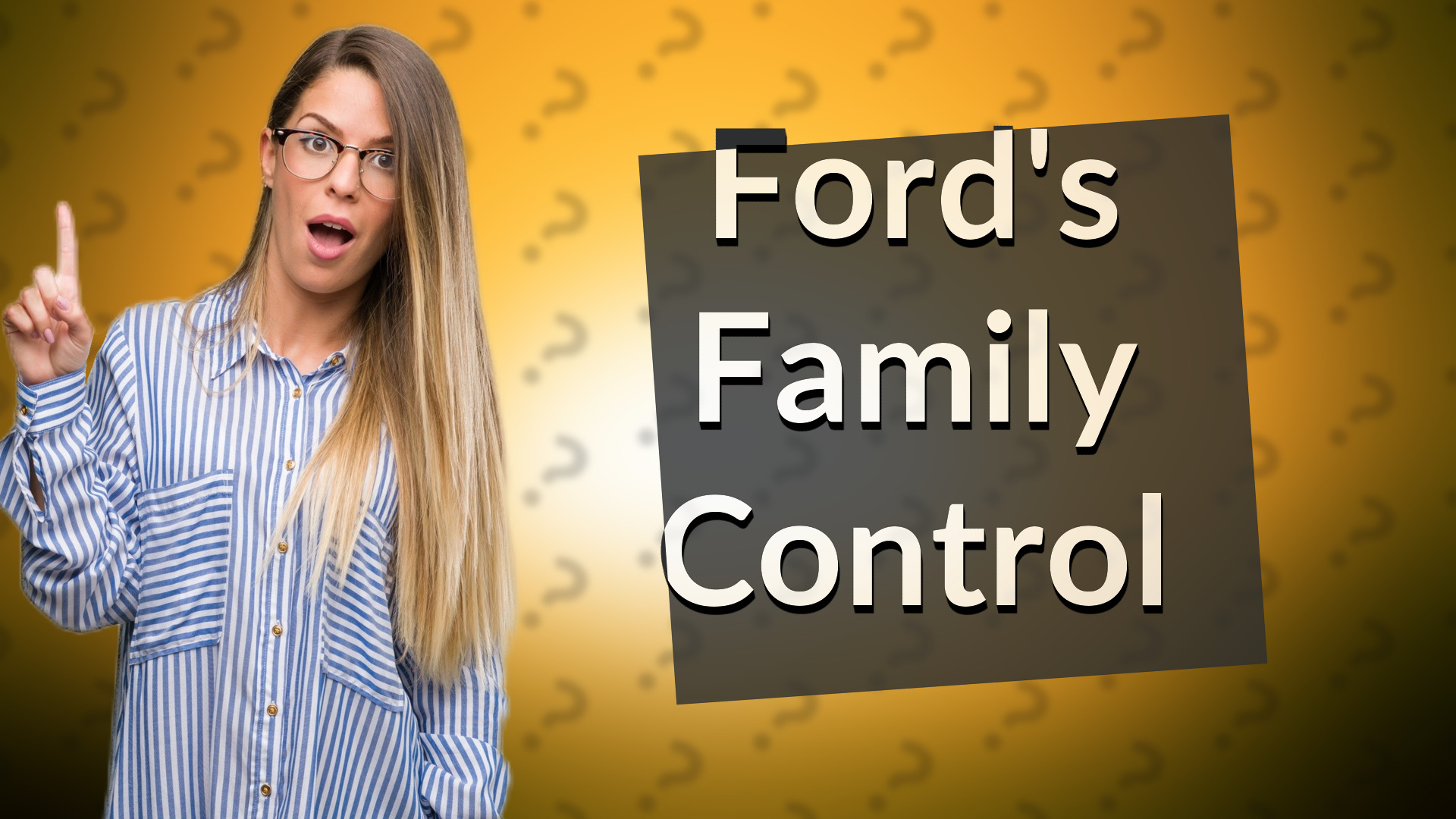 Ford's Family Control