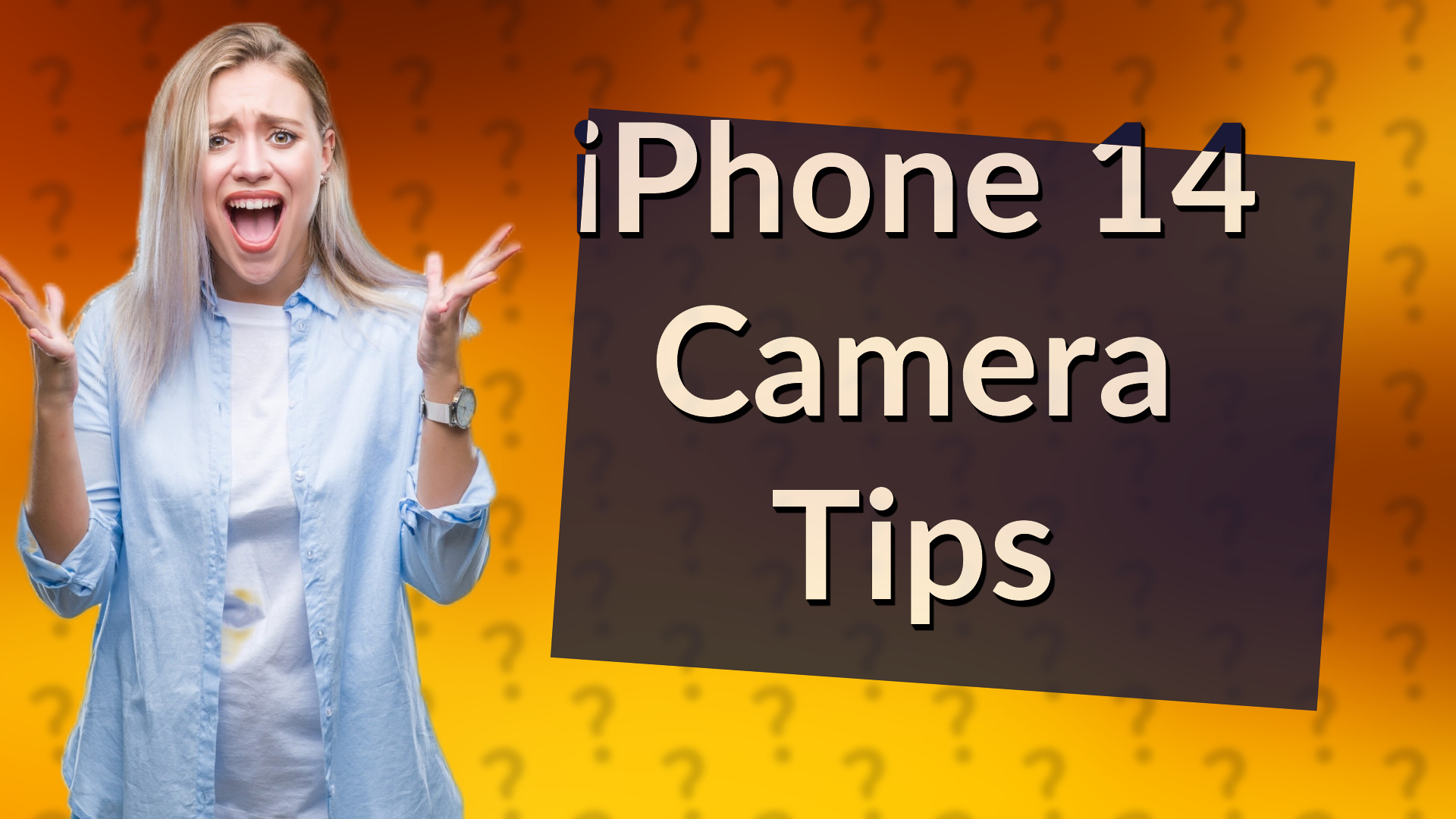 iPhone 14 Camera Tips