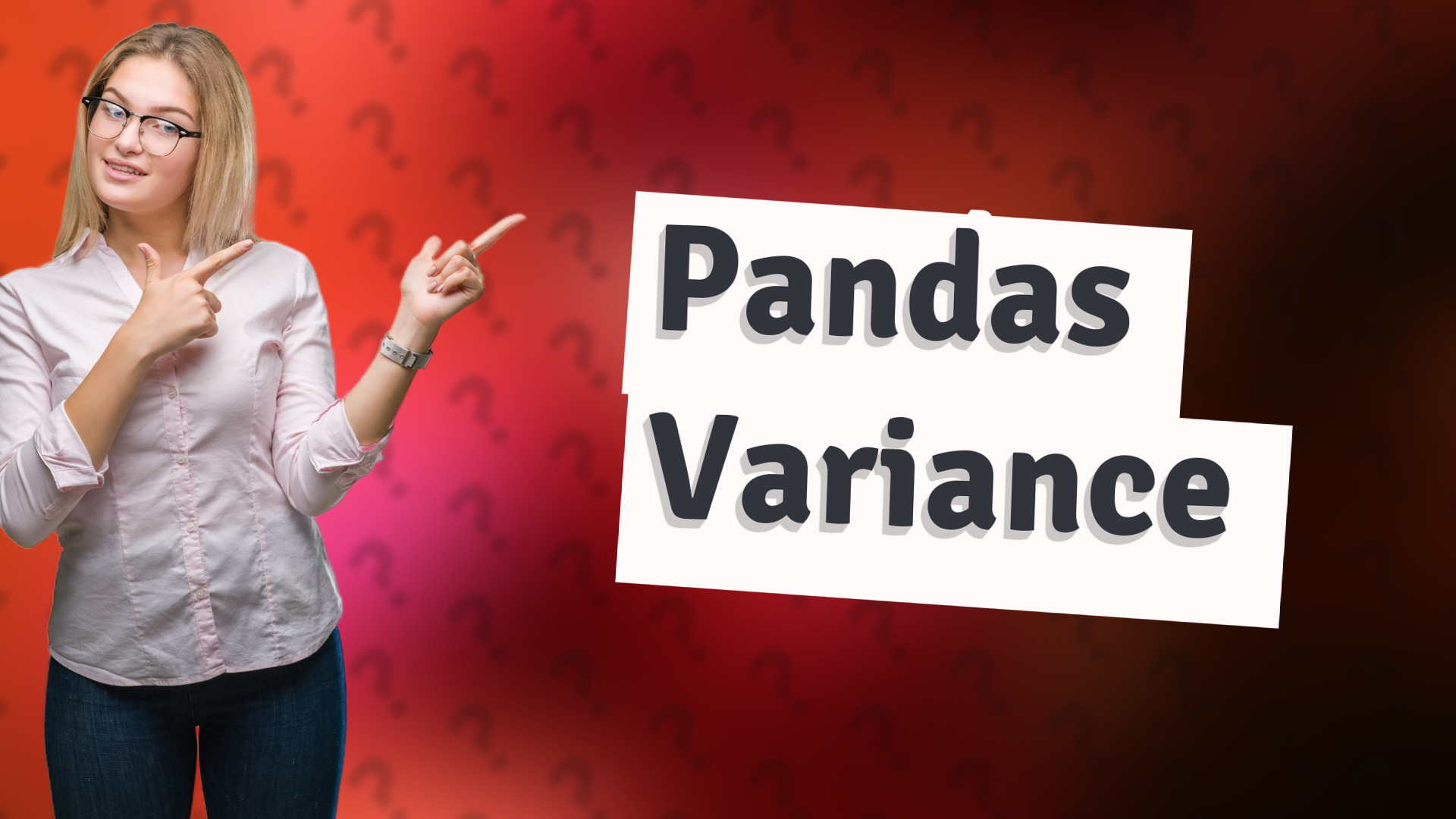 Pandas Variance