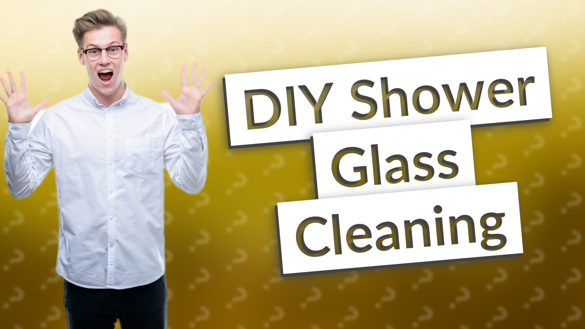 DIY Shower Glass Cleaning