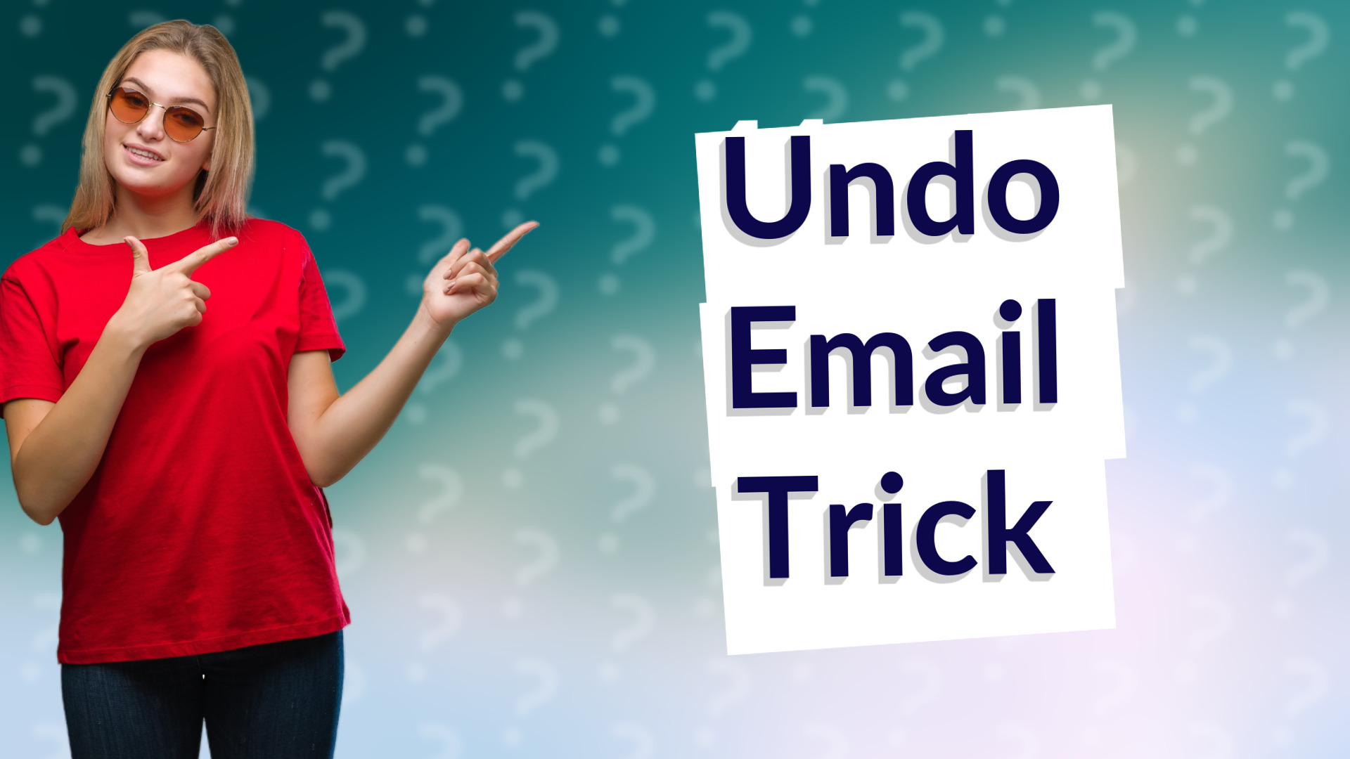 Undo Email Trick
