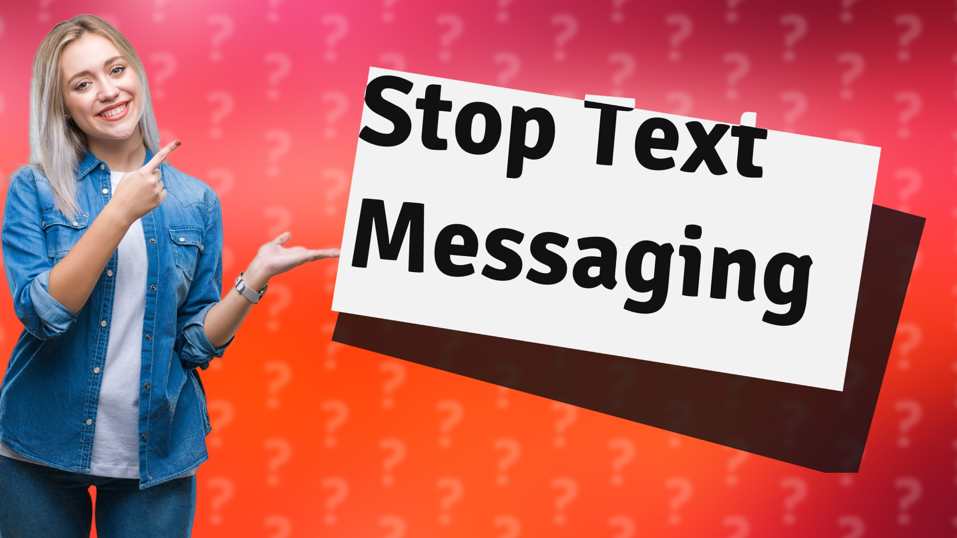 Stop Text Messaging